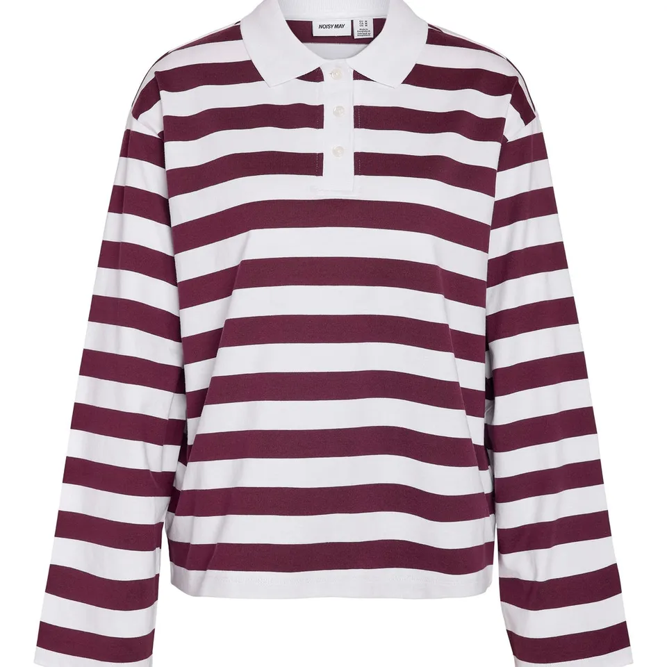 Noisy May polo manches longues coupe relaxed
