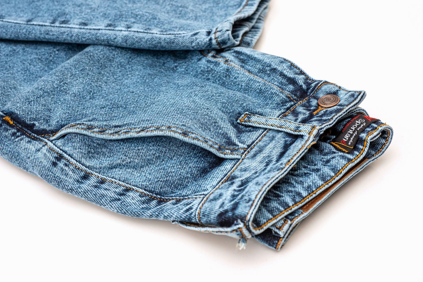 AA Spontané Modern Mom jean bleu marine taille haute