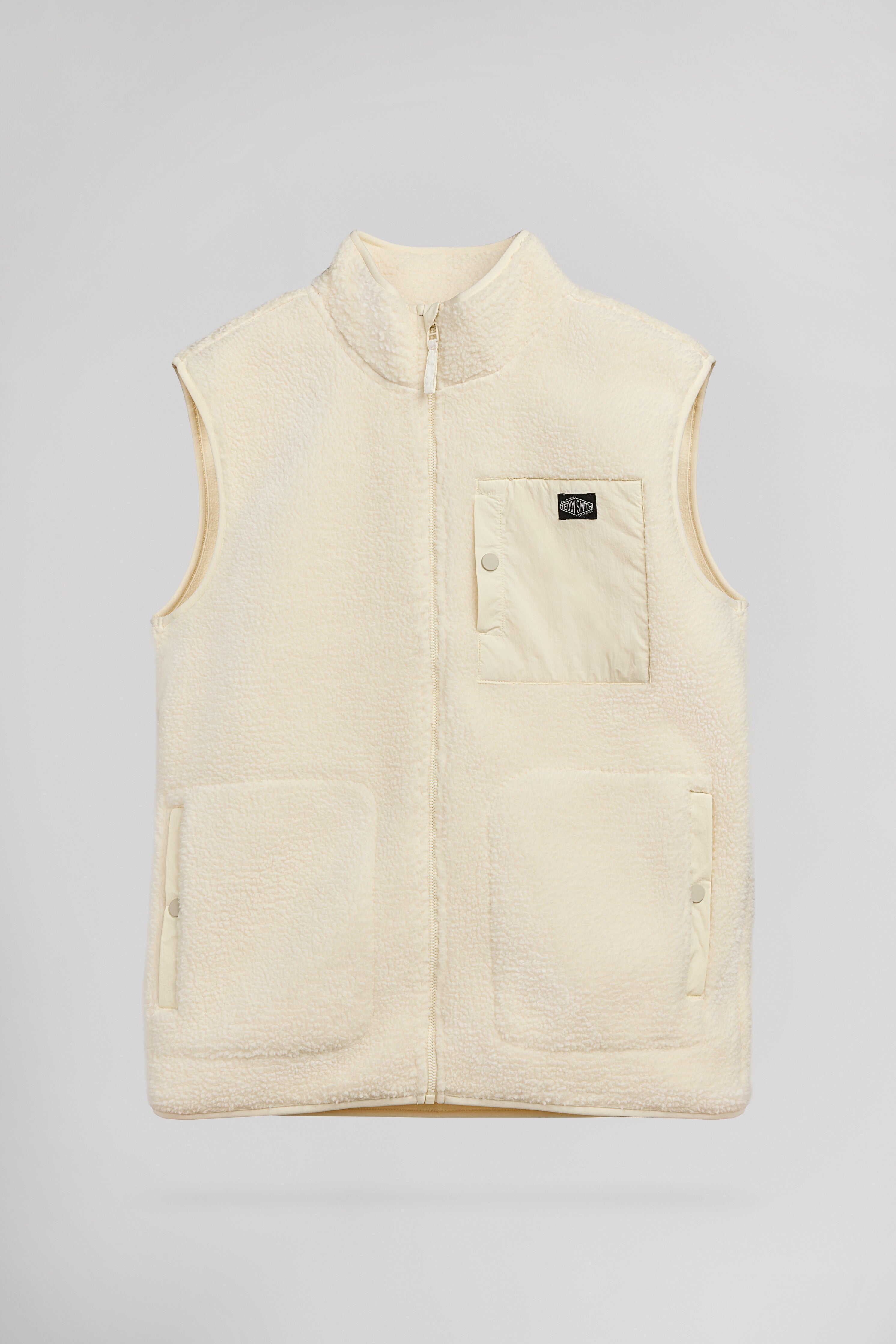 Teddy Smith B-Field veste sans manches ivoire