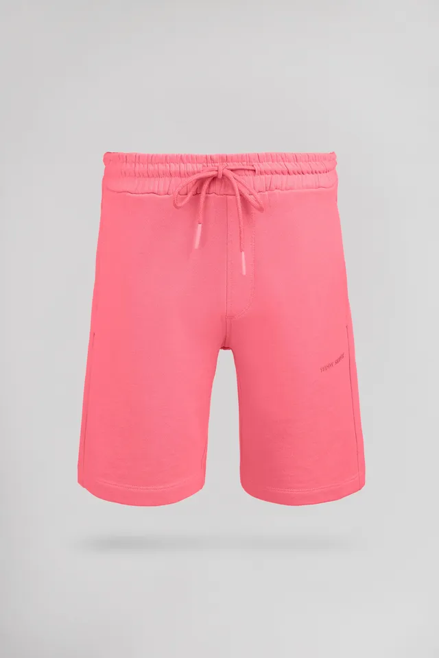 Teddy Smith S-Narky short bermuda rose vif garçon