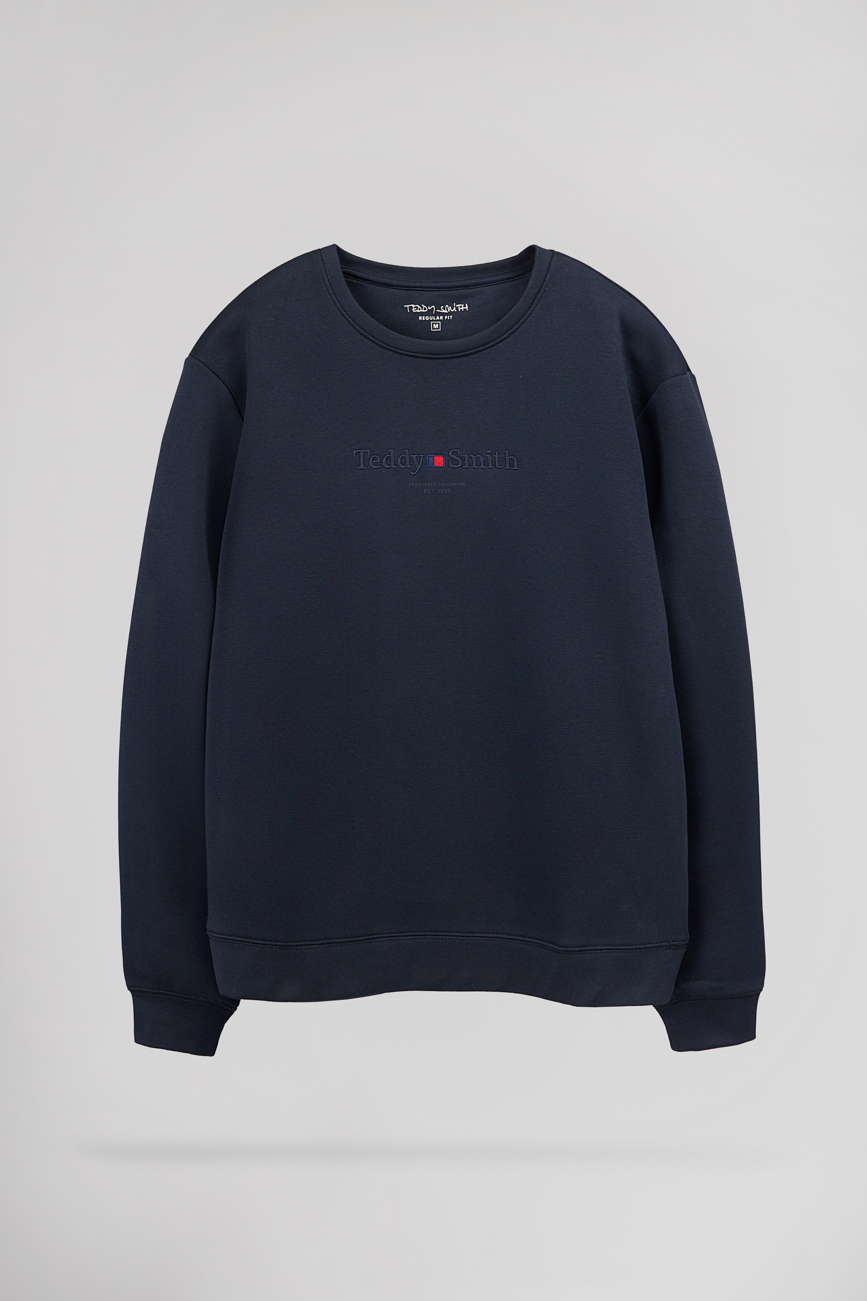 Teddy Smith S-Jim RC sweat bleu total navy homme