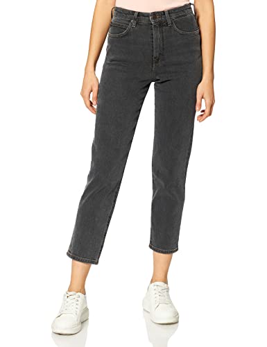 Lee Carol Western jean boyfriend femme noir délavé