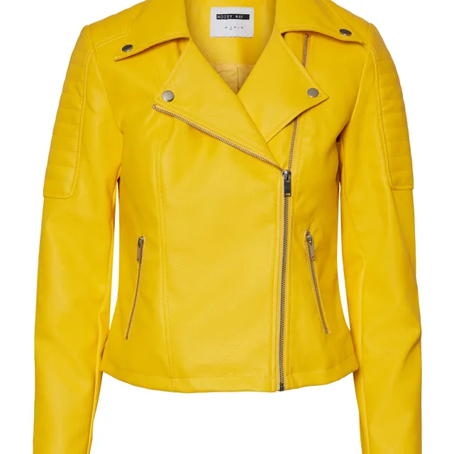 Noisy May perfecto simili cuir blouson court