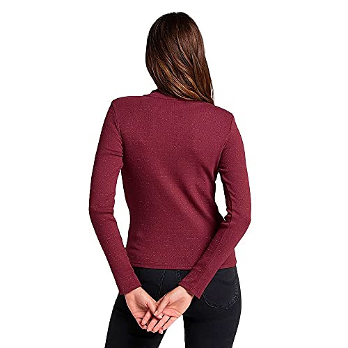 Lee High Neck Rib t-shirt femme côtelé