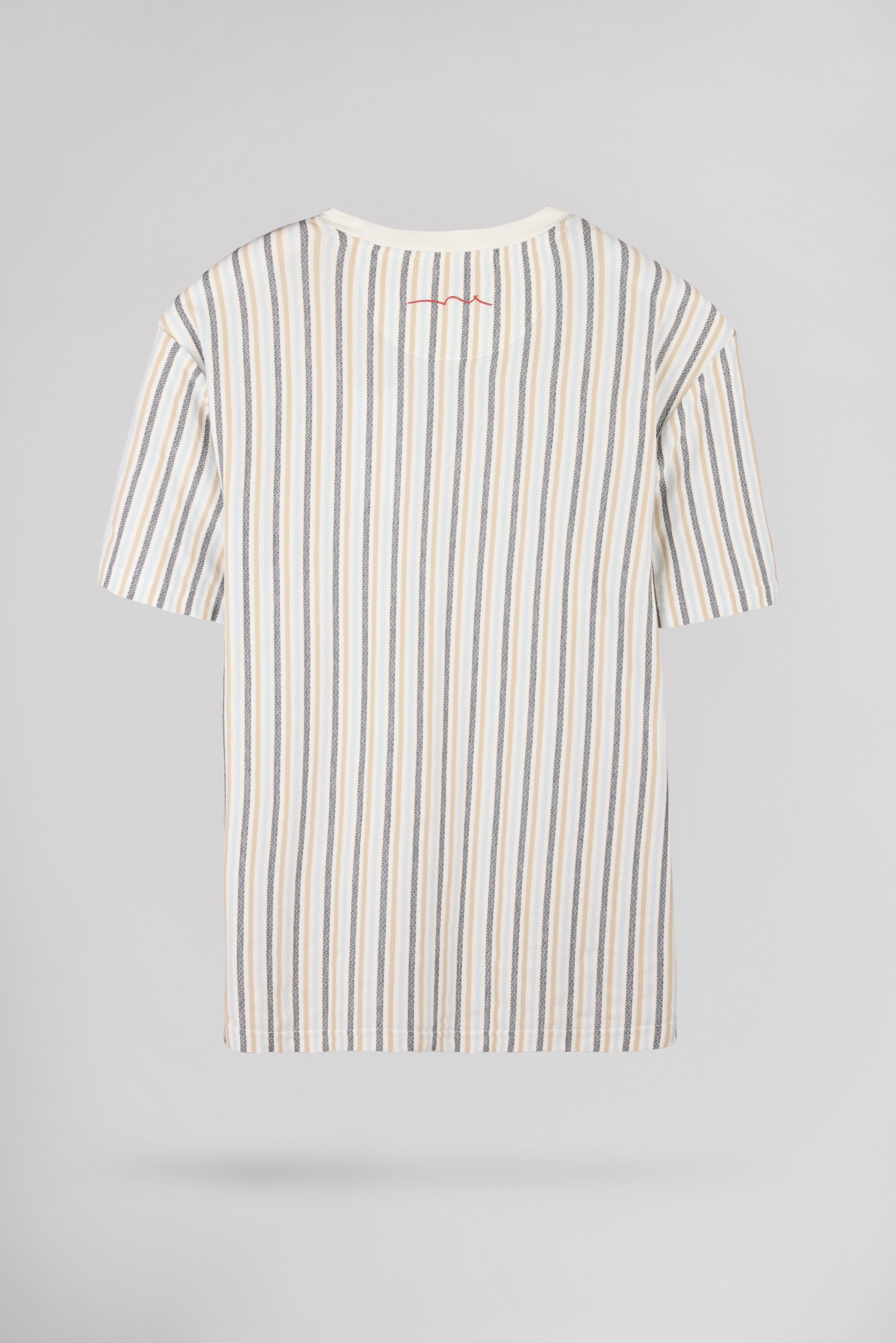 Teddy Smith T-Jacko MC t-shirt homme blanc rayé ample