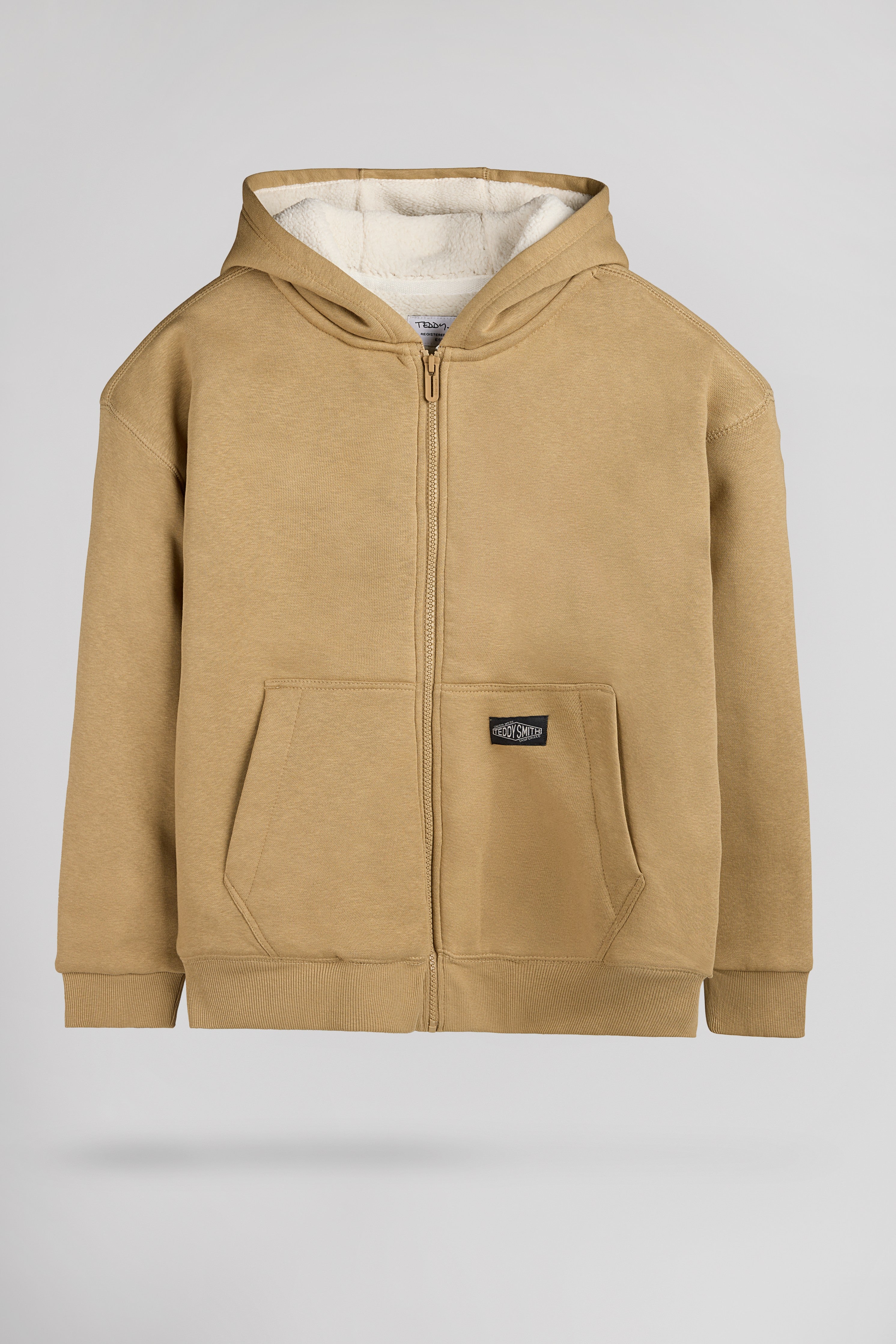 Teddy Smith G-Ony Hoody Jr gilet sherpa worker beige