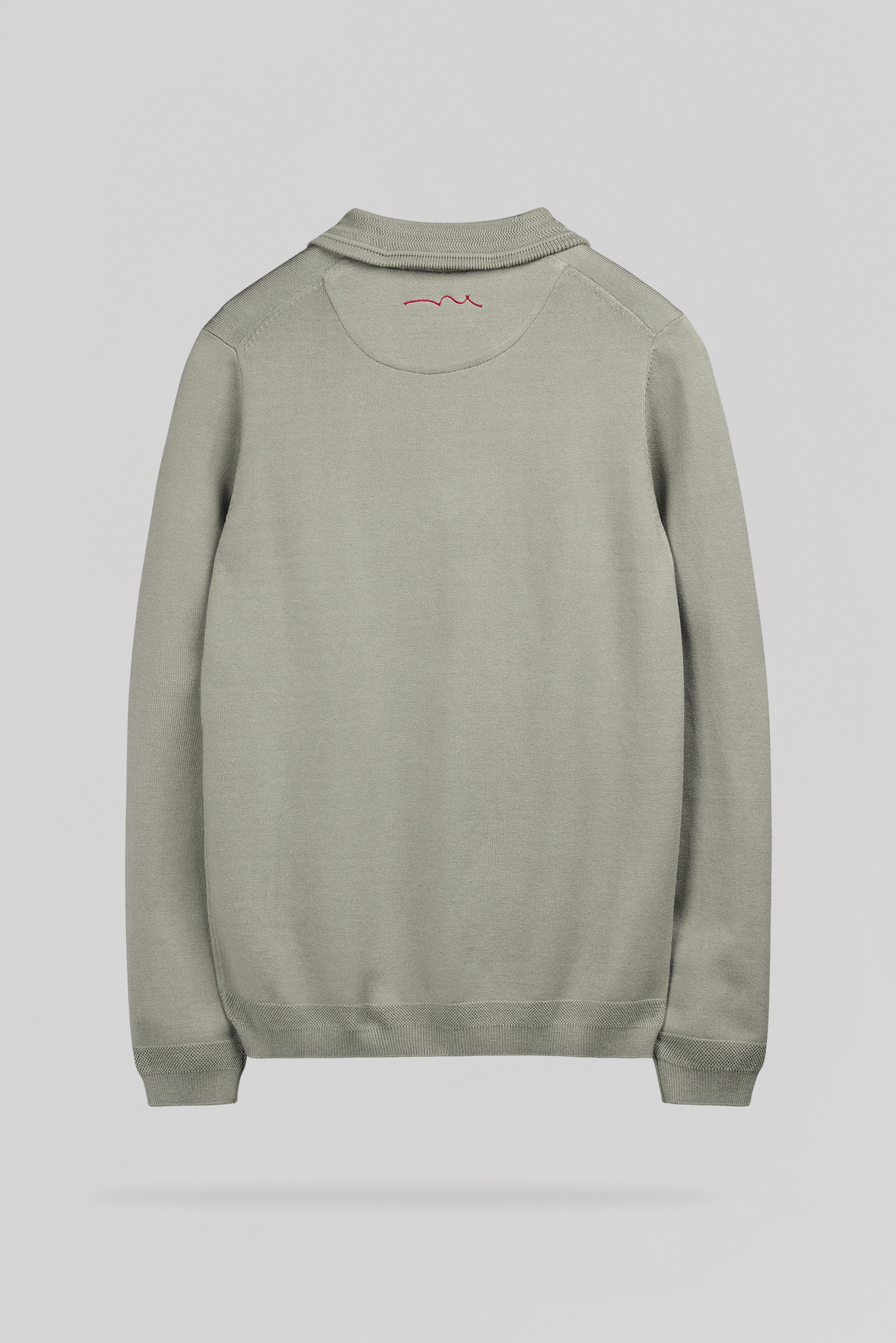 Teddy Smith P-Marty 2 pull homme kaki col zippé