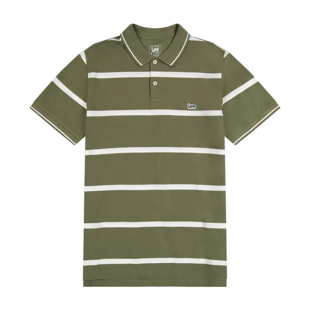 Lee Pique polo homme regular Shy Blue coton
