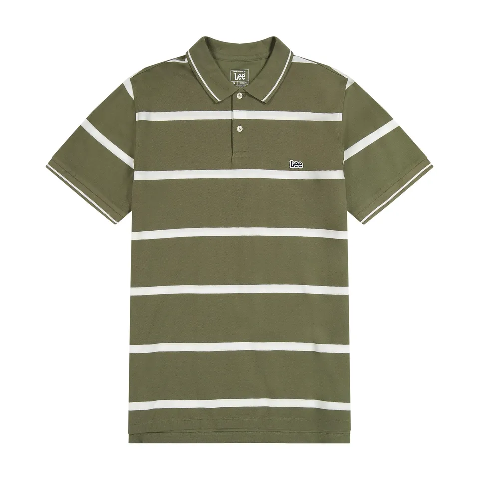 Lee Pique polo homme regular Shy Blue coton
