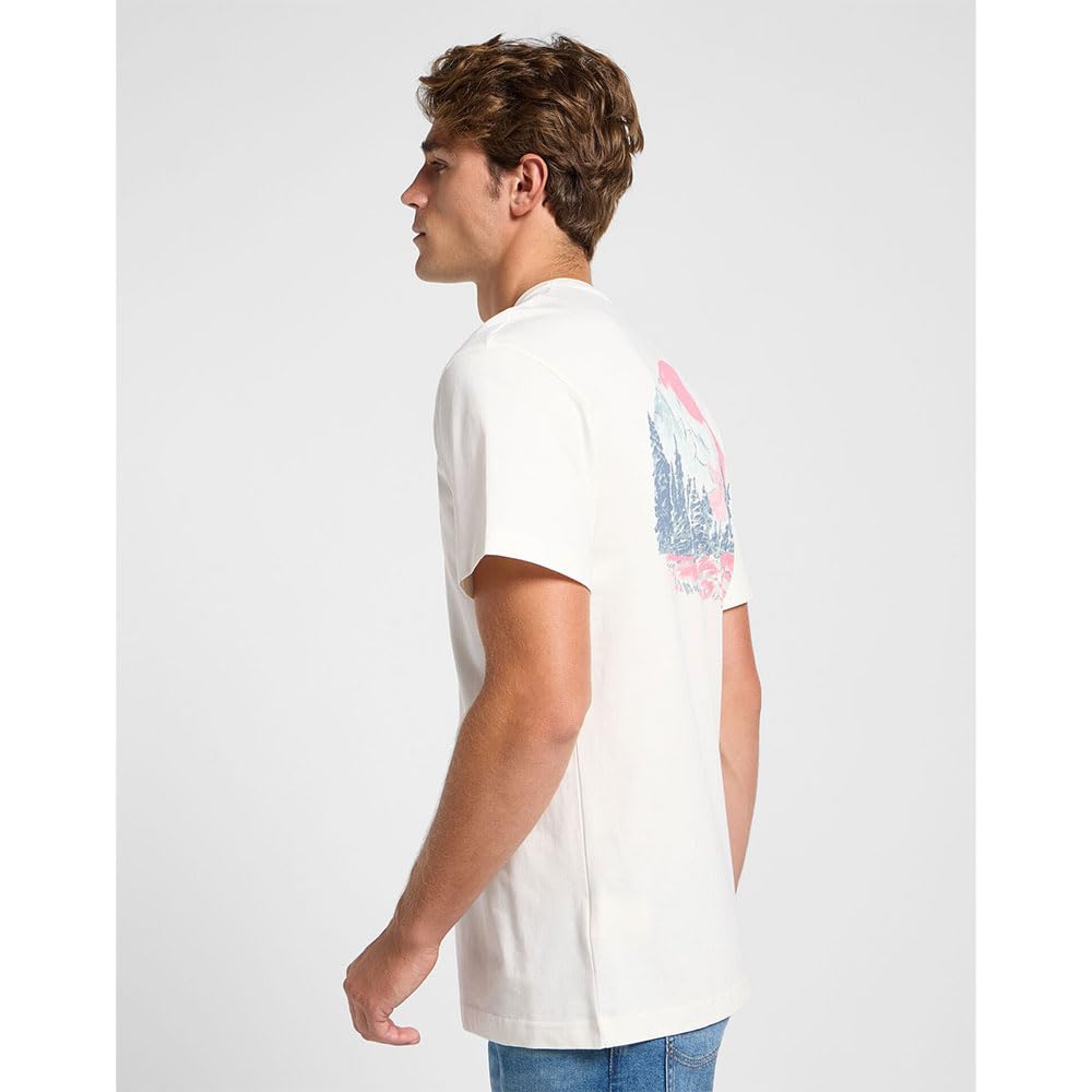 Lee Relaxed Graphic Tee tee-shirt homme bleu Orion coton