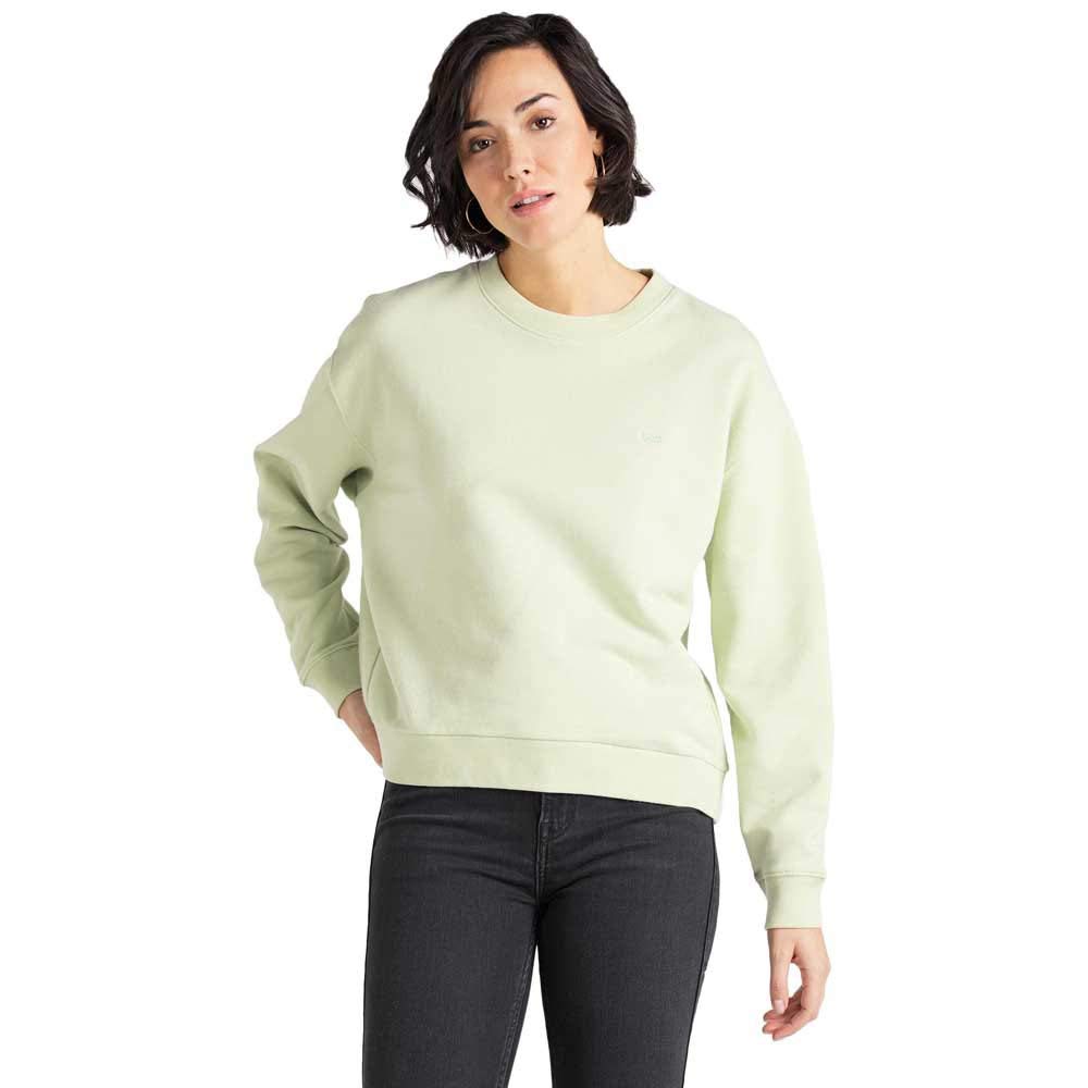 Lee Crew sweat femme col rond molleton coton