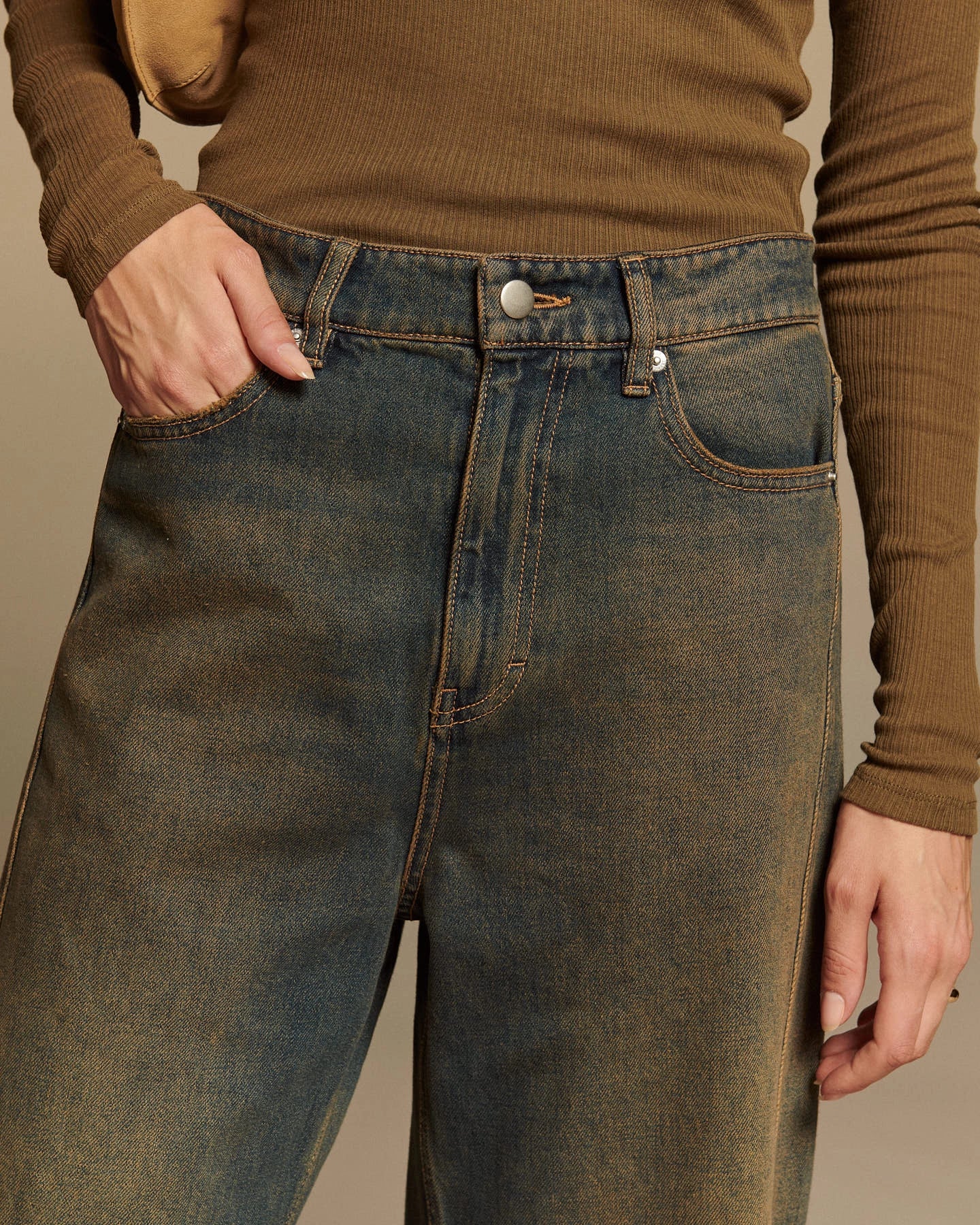 Labdip Ross Overdosed jean droit large bleu profond