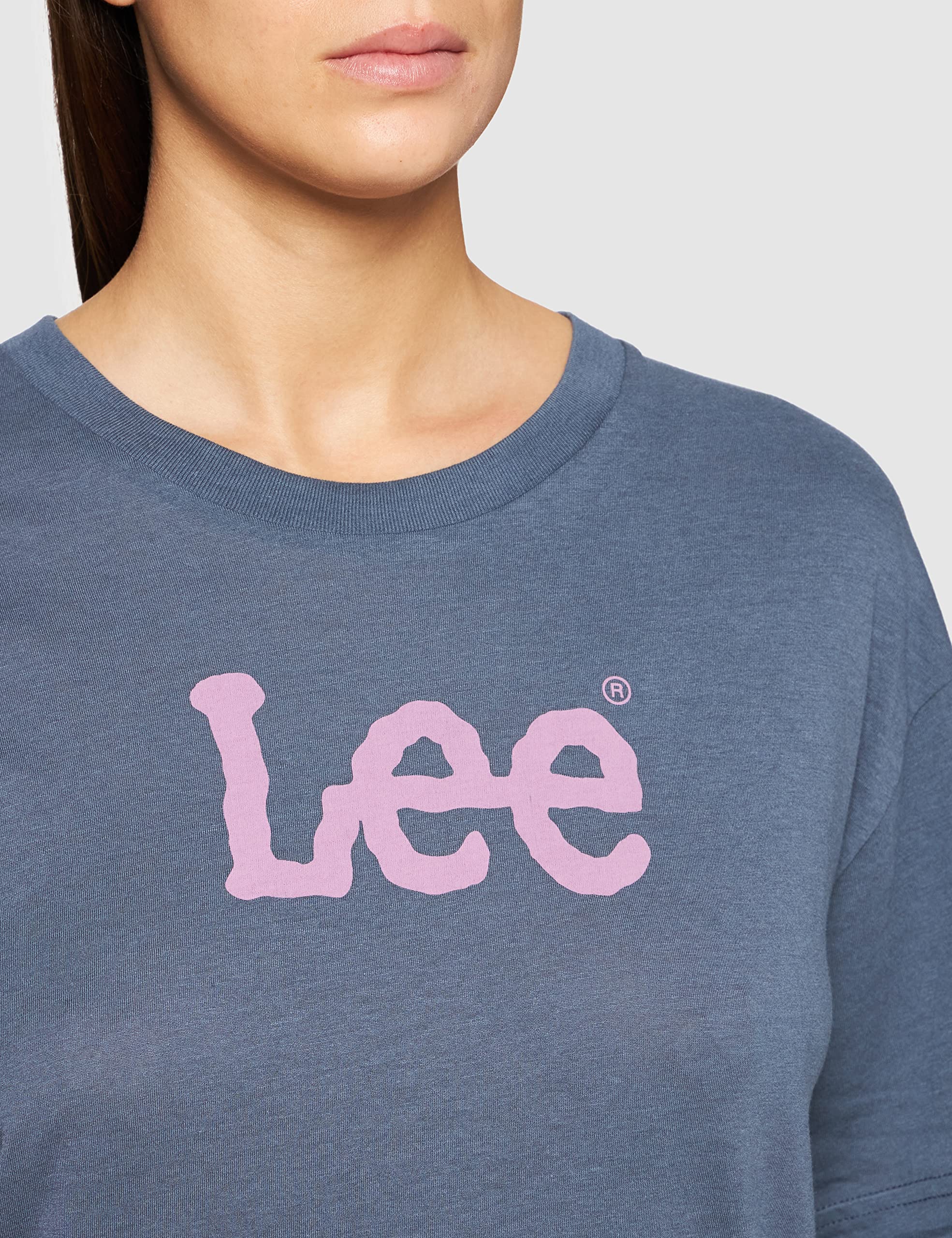 Lee Relaxed Crew Tee t-shirt blanc manches longues