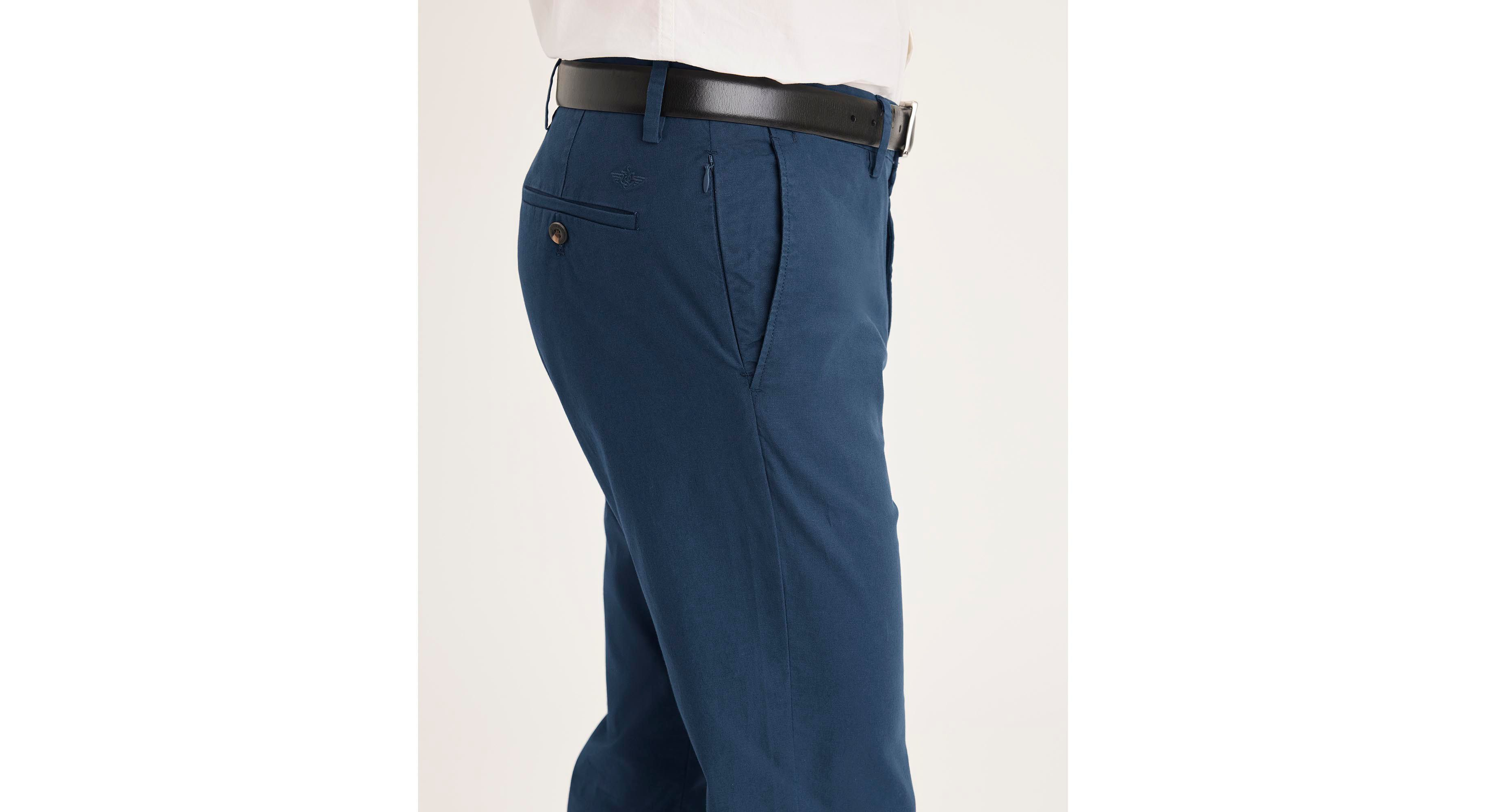 Dockers Crafted Khaki Slim Fit chino bleu ocean stretch