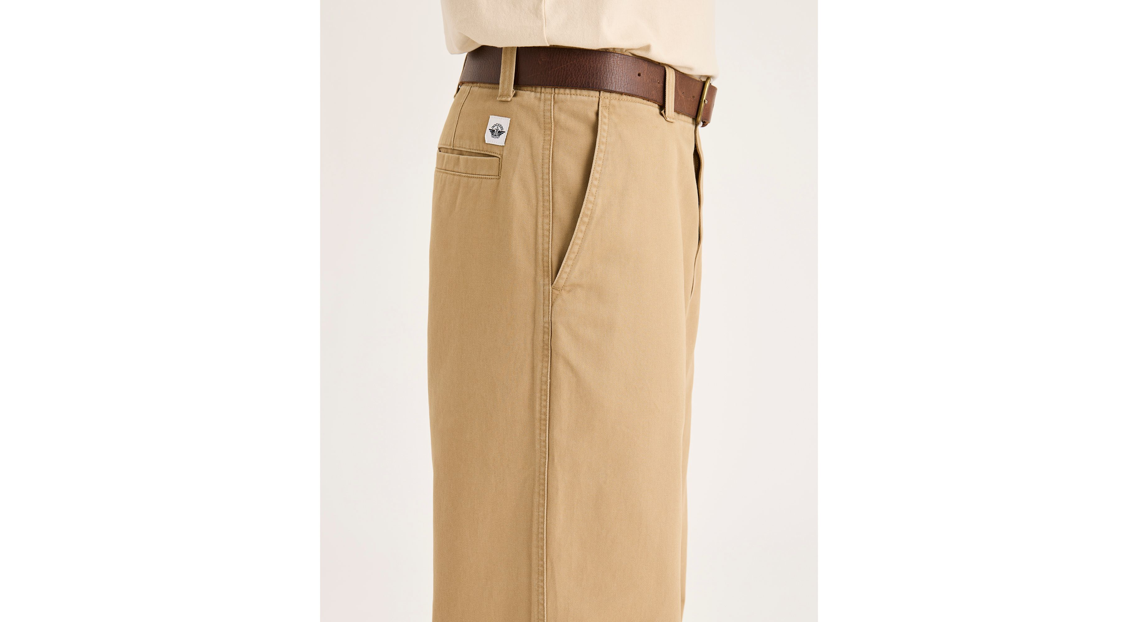 Dockers Eighty-Six Alpha chino loose beige harvest stretch