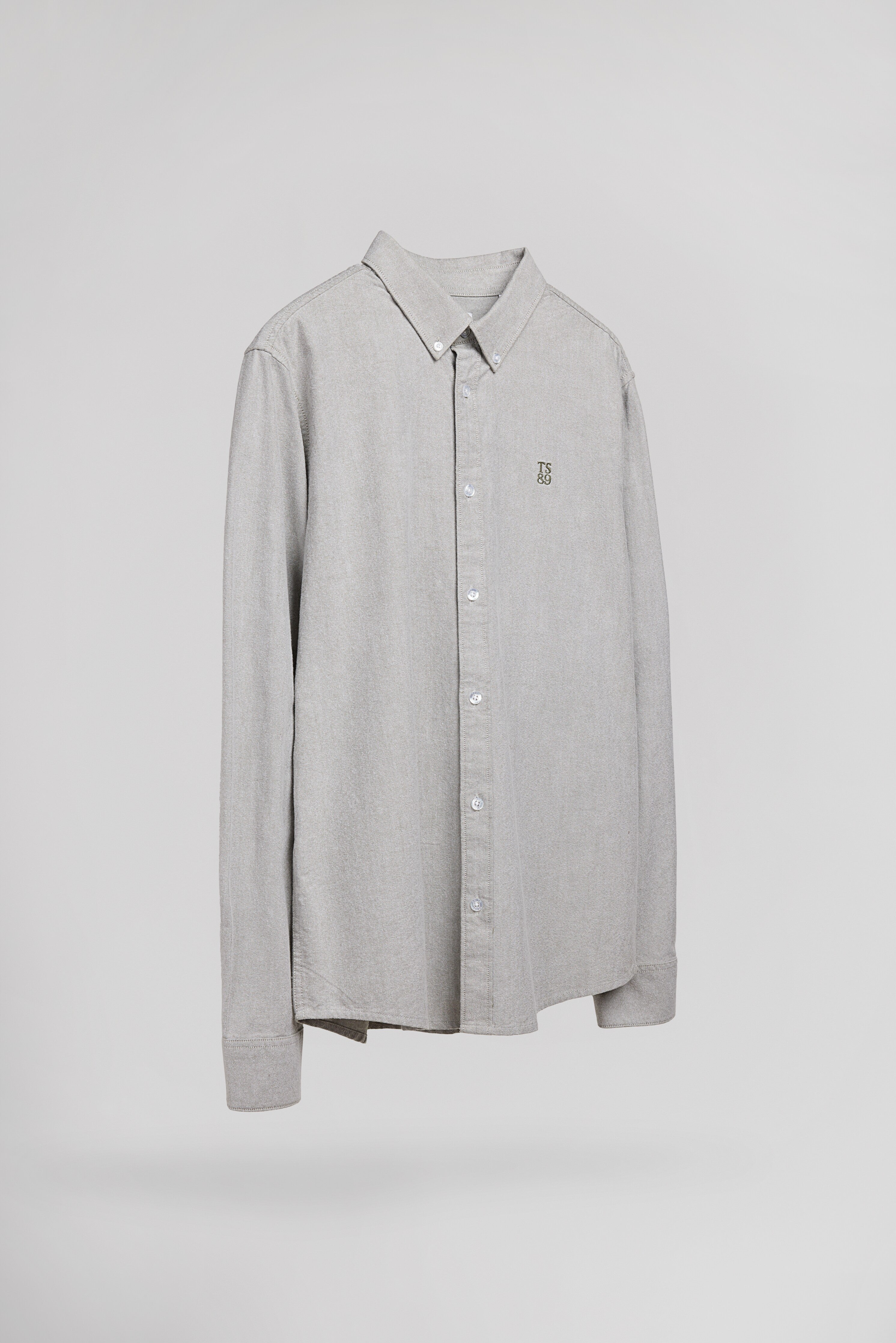 Teddy Smith C-Stan ML chemise olive oxford