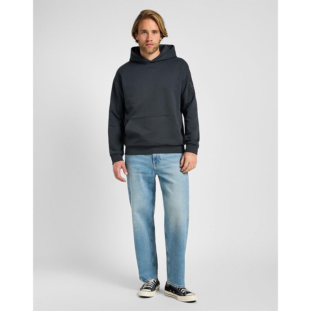 Lee Core Relaxed sweat homme XL noir délavé