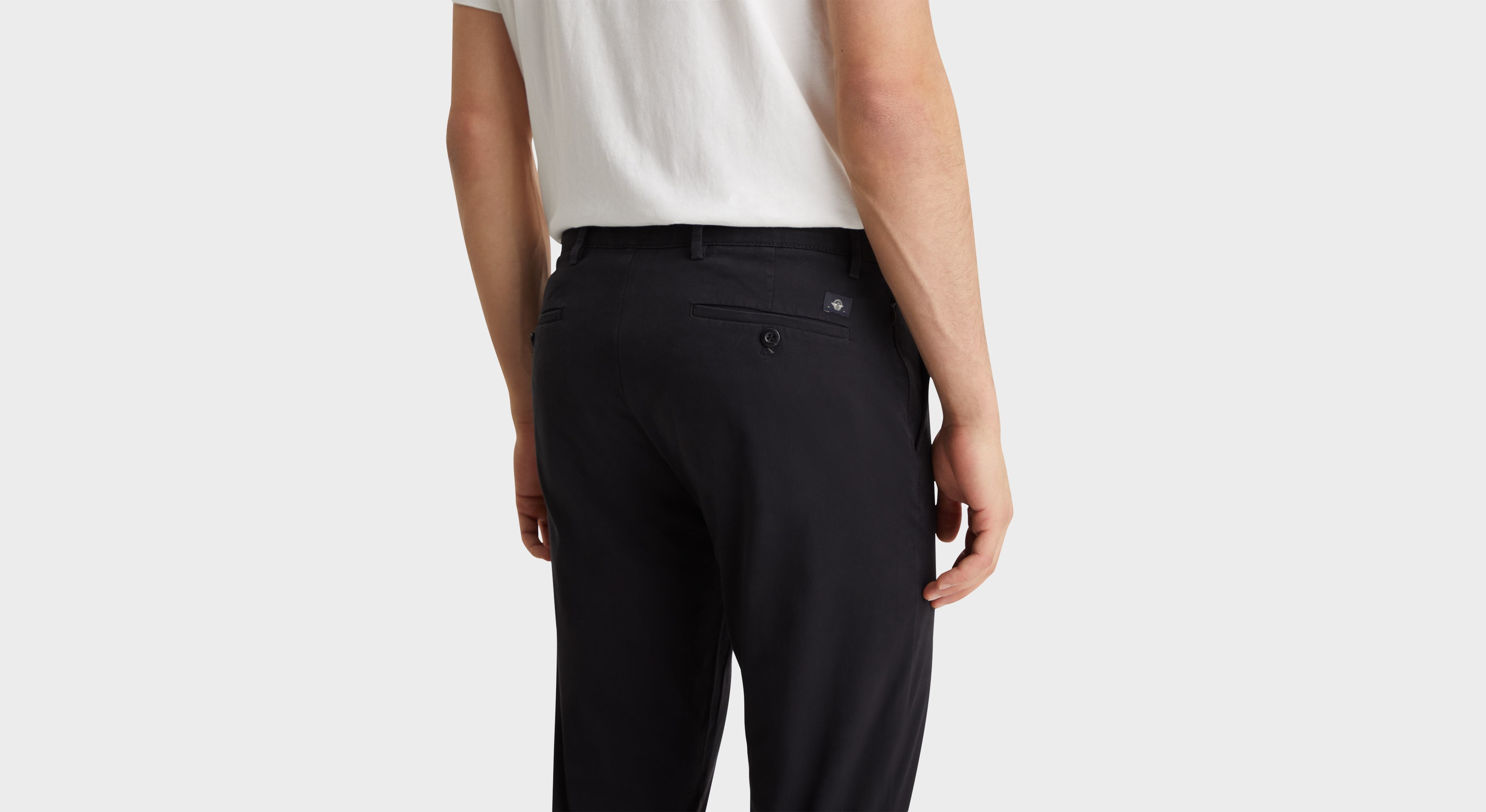 Dockers Crafted Khaki chino slim noir Black