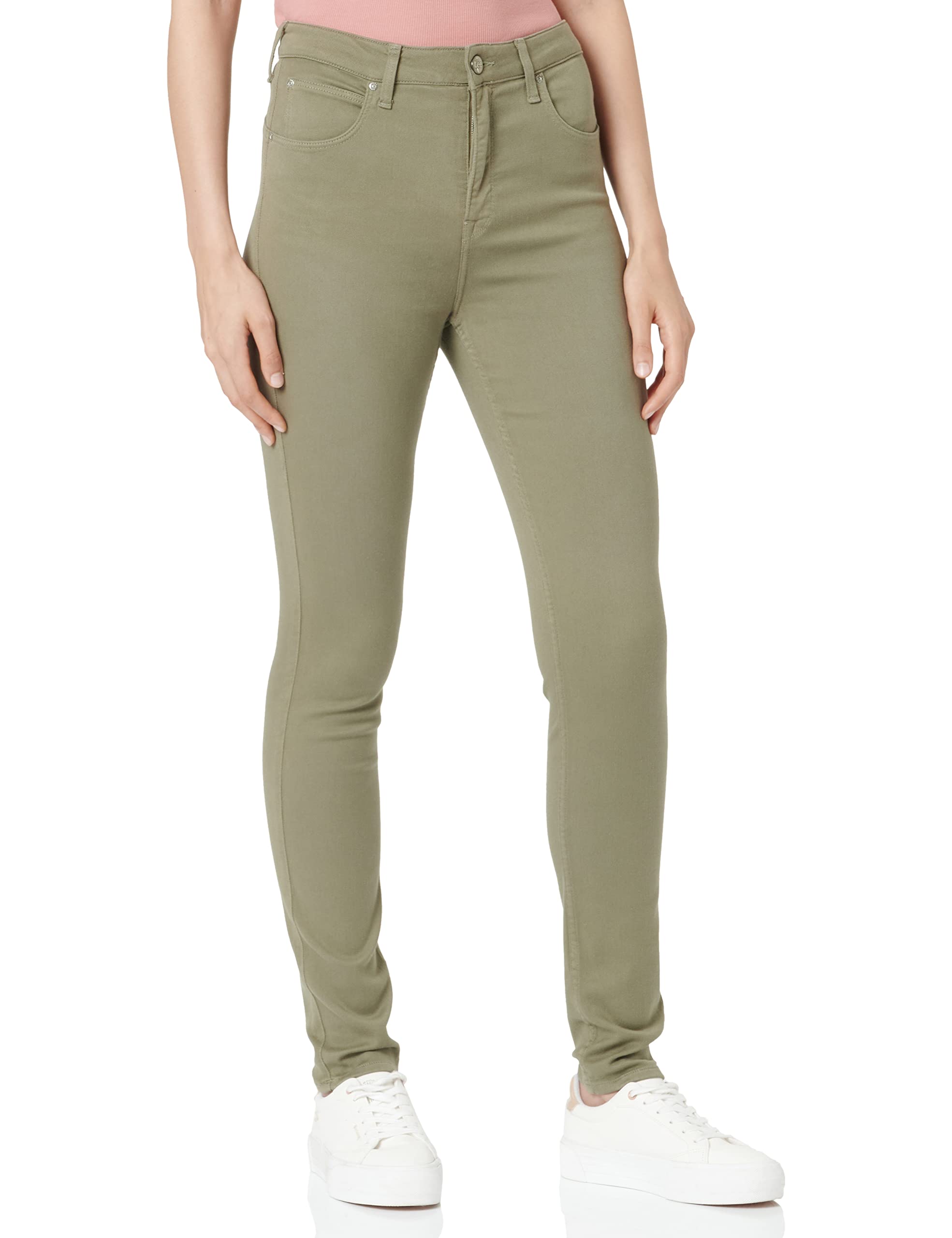 Lee Scarlett Body Optix jean skinny rouge paprika 27/31