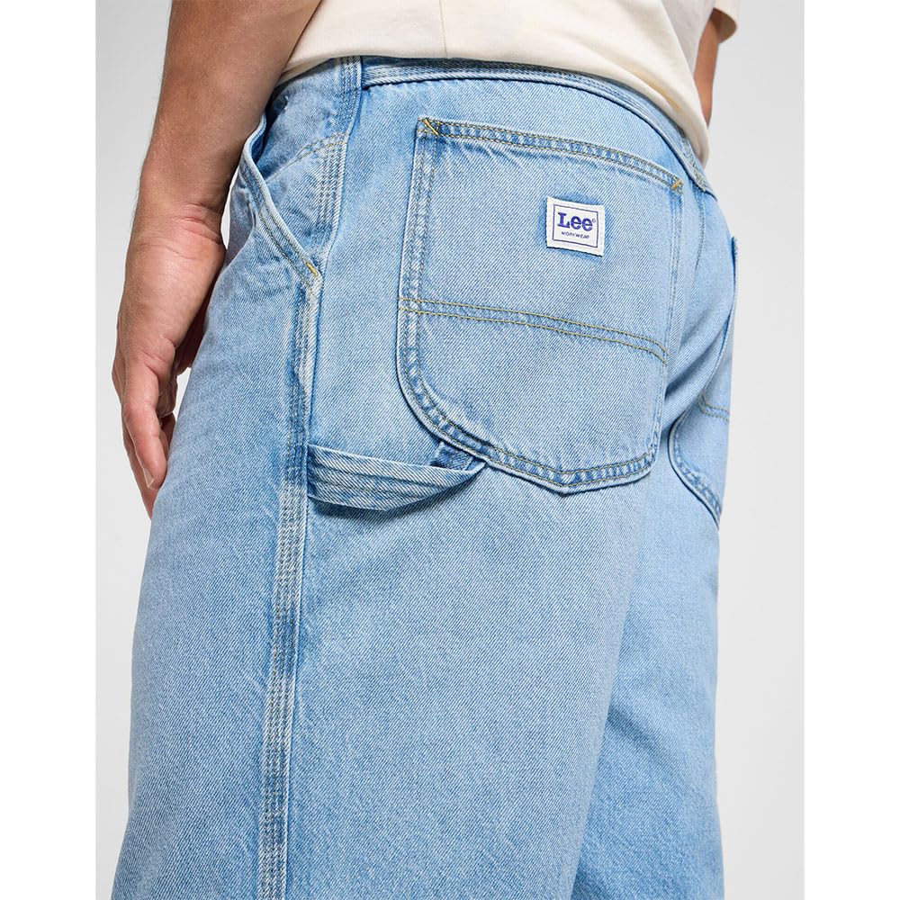 Lee Carpenter Short homme kaki 36W coupe relax