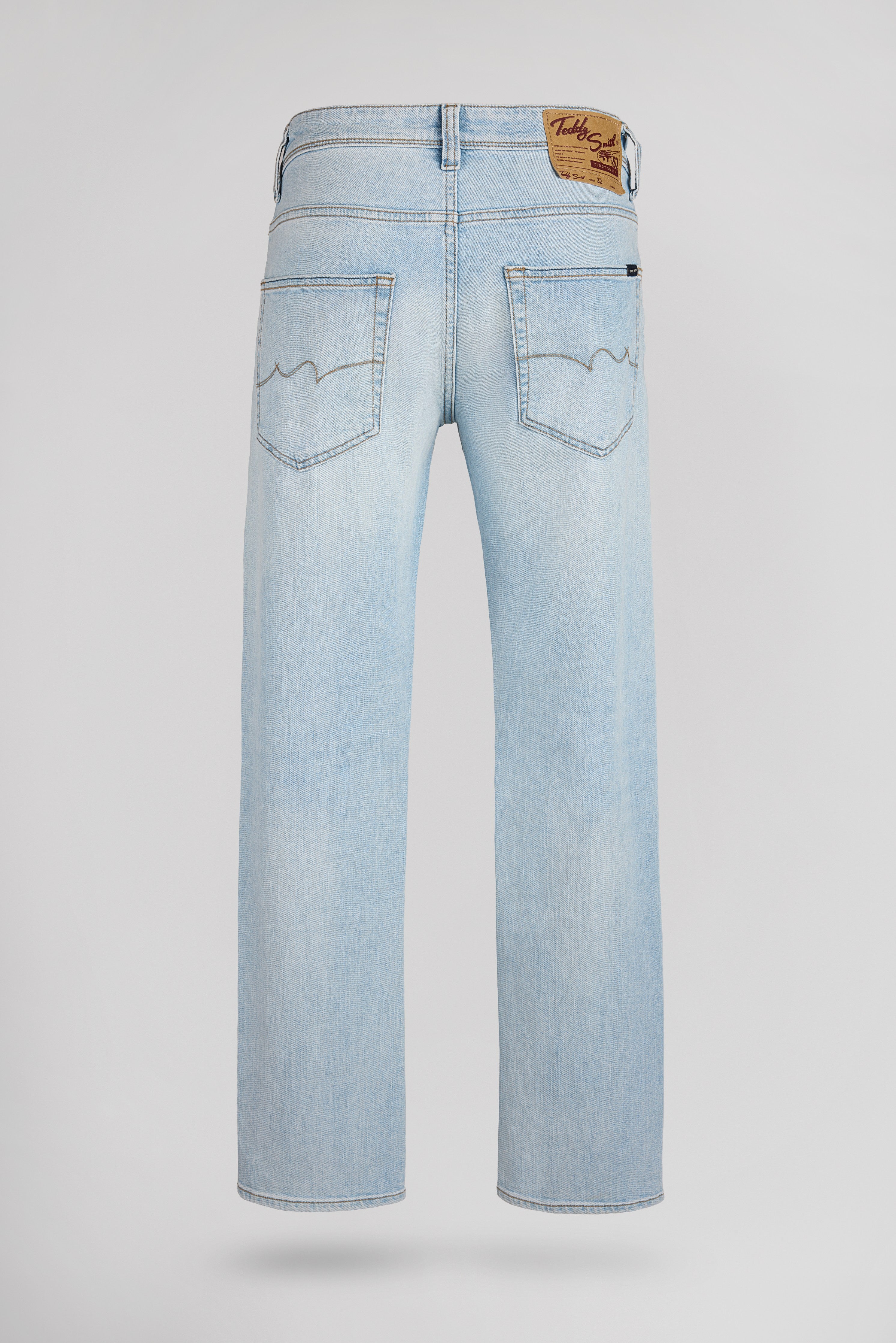 Teddy Smith Reg L32 jean bleached droit délavé clair