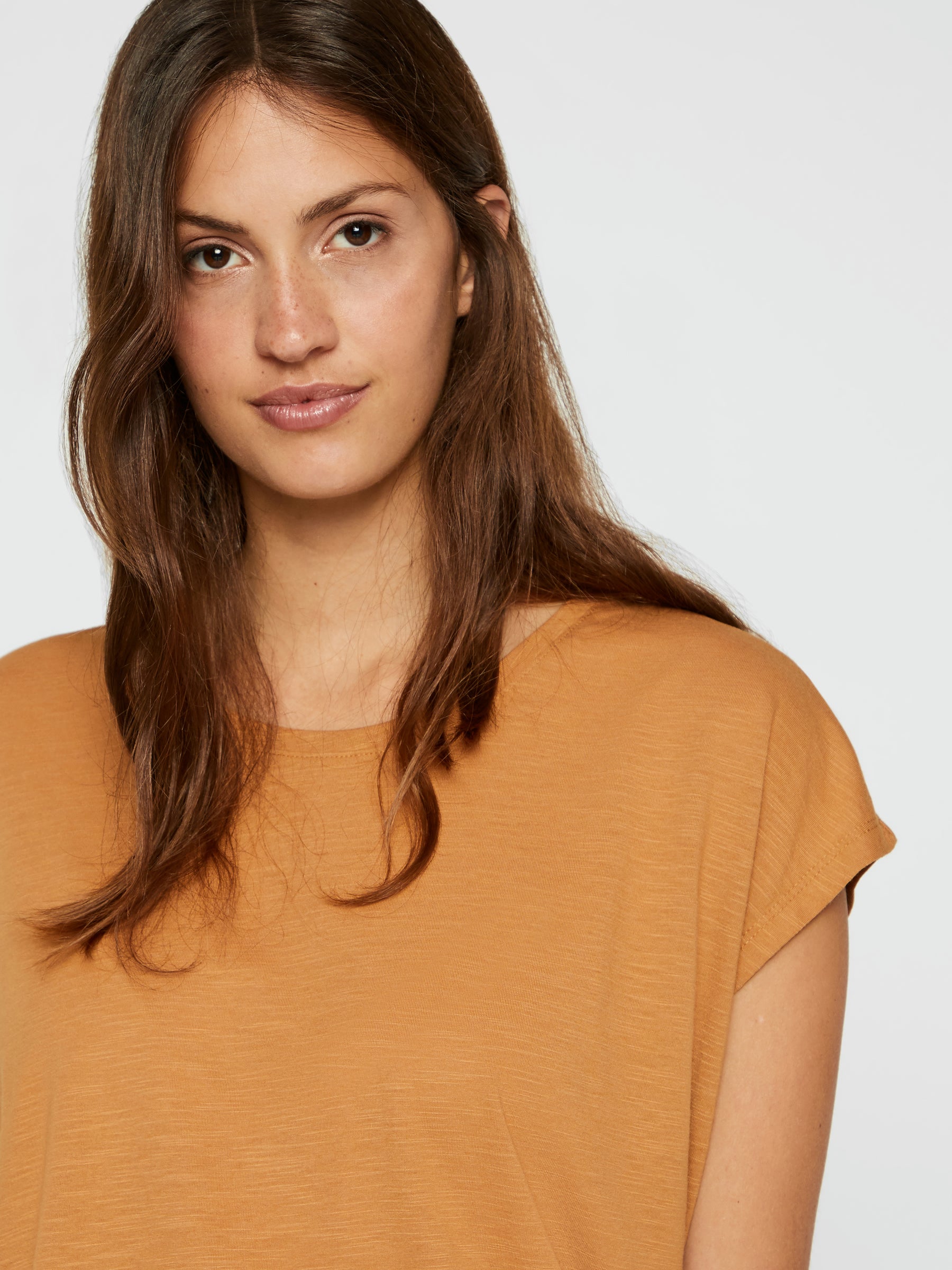 Noisy May t-shirt oversize col rond dos long