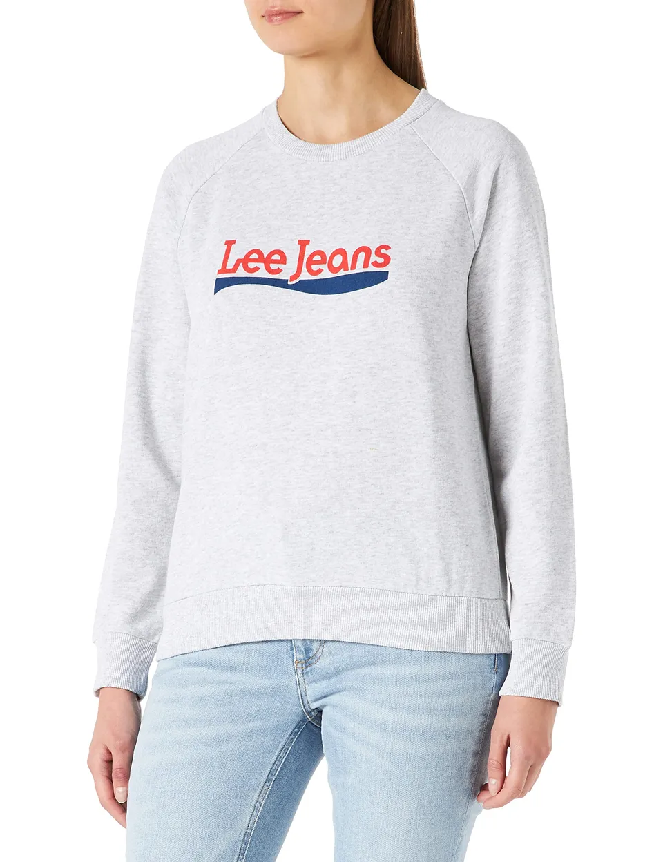 Lee Crew Sweat Sweatshirt Femme Délavé
