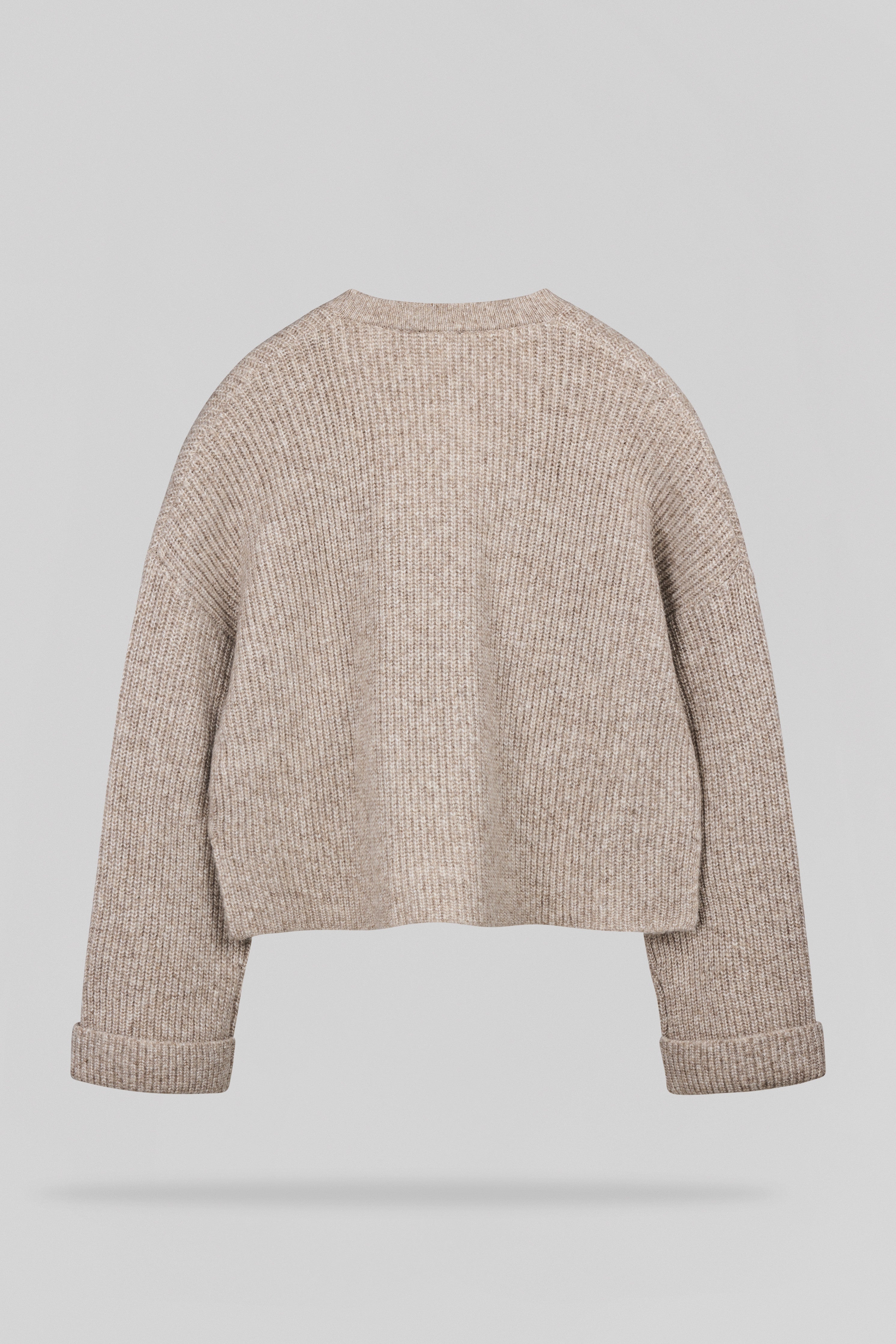 Teddy Smith G-Ava gilet oversize chocolat chiné