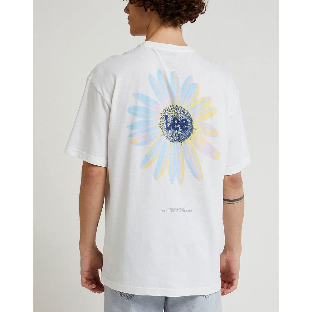 Lee T-shirt homme S blanc ample coton