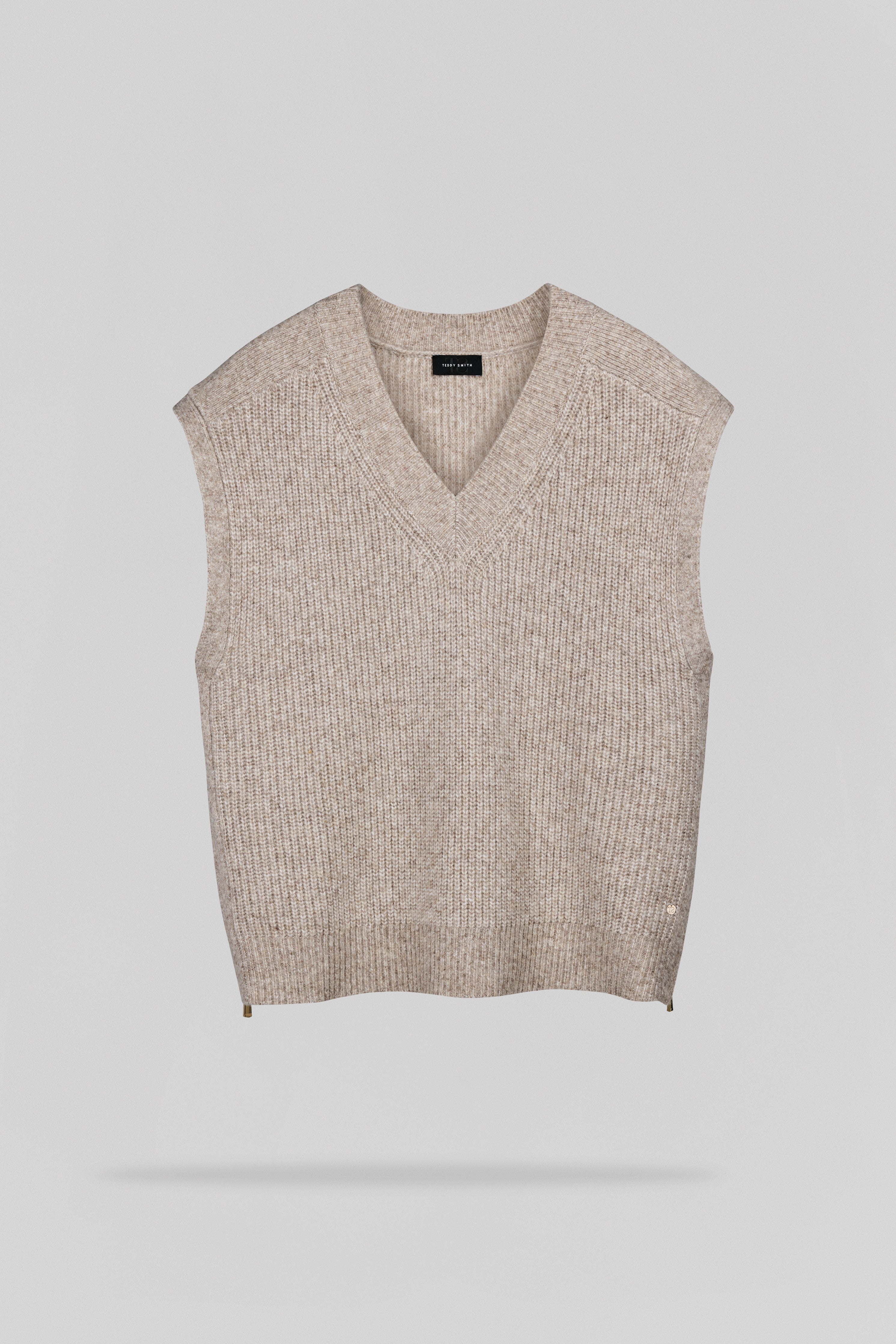 Teddy Smith P-Milo pull sans manche chocolat femme