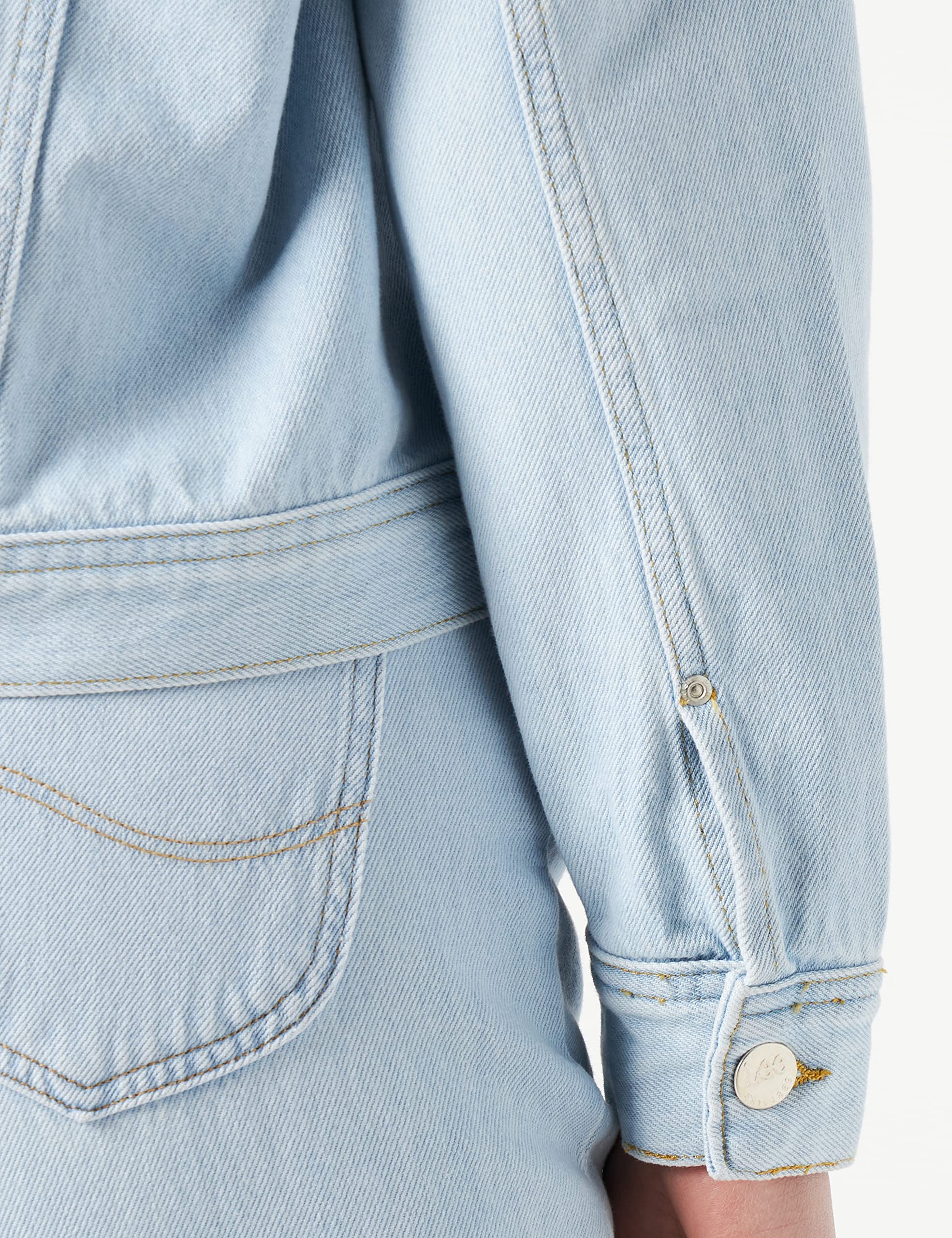 Lee Relaxed Rider veste femme Bleached Ore denim