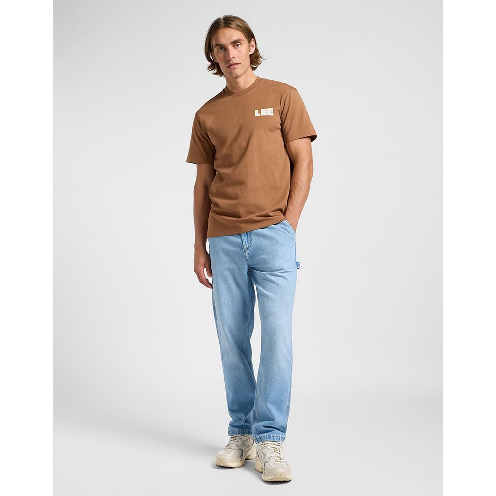 Lee Ww Graphic tee-shirt homme Oak Moss M coton