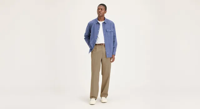 Dockers Eighty-Six Original chino beige plissé large