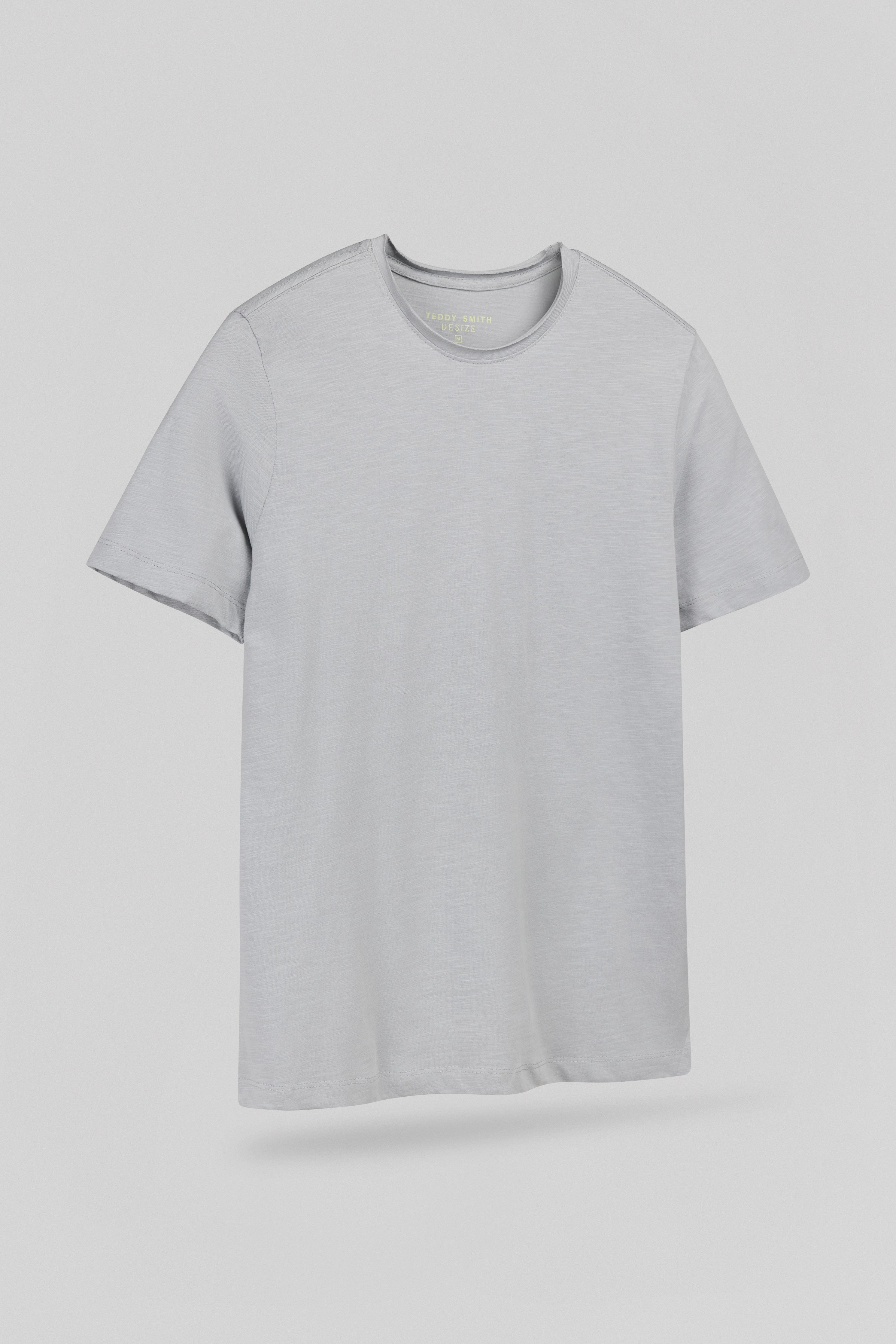 Teddy Smith T-Perry T-Shirt Bleu Fumé Slub