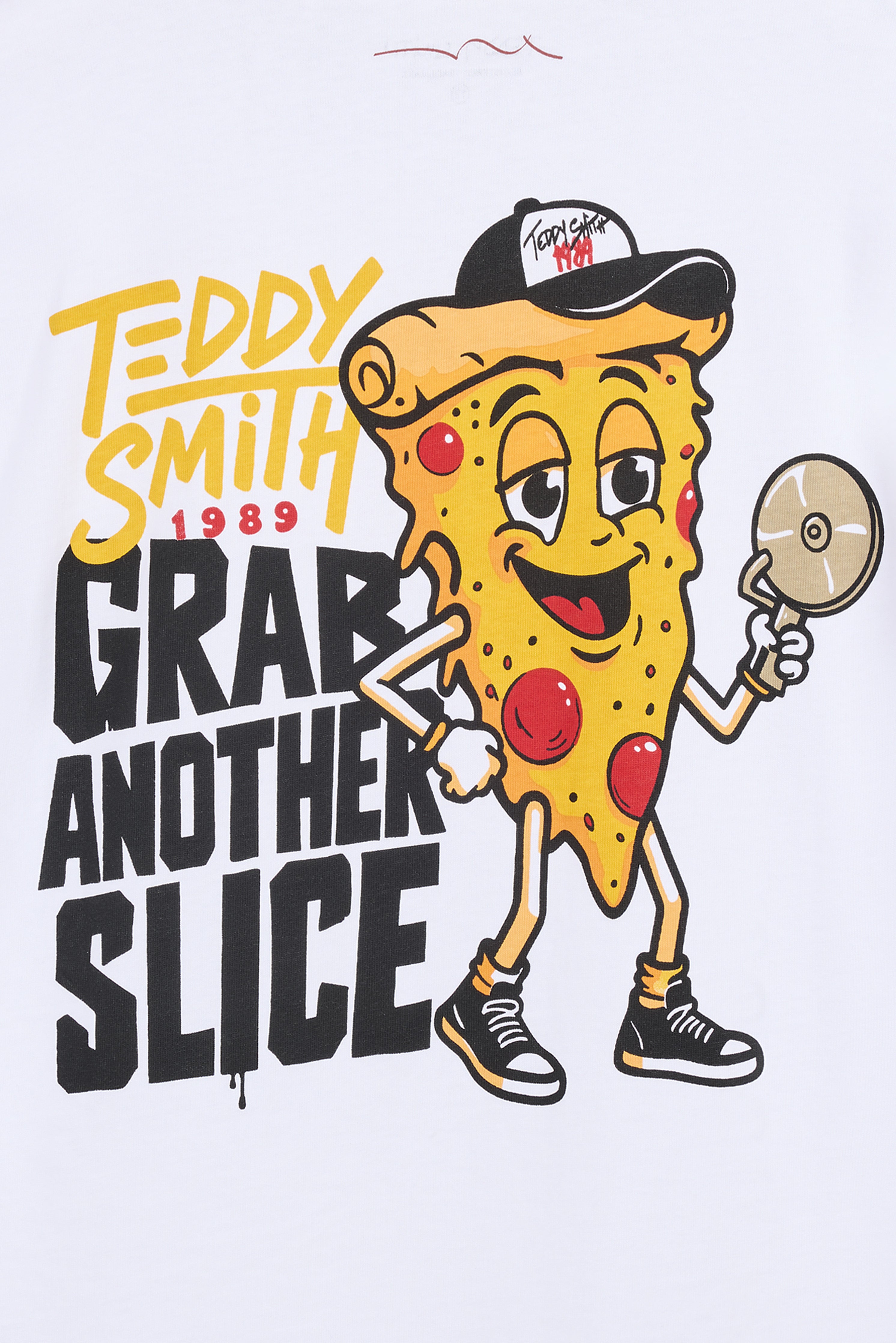 Teddy Smith T-Sam MC JR t-shirt garçon blanc imprimé