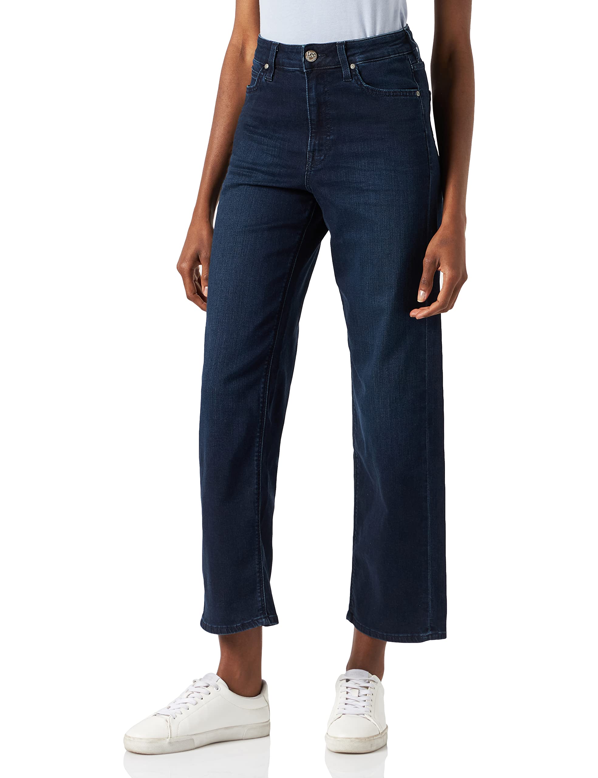 Lee jean droit femme bleu 42W/34L toile denim