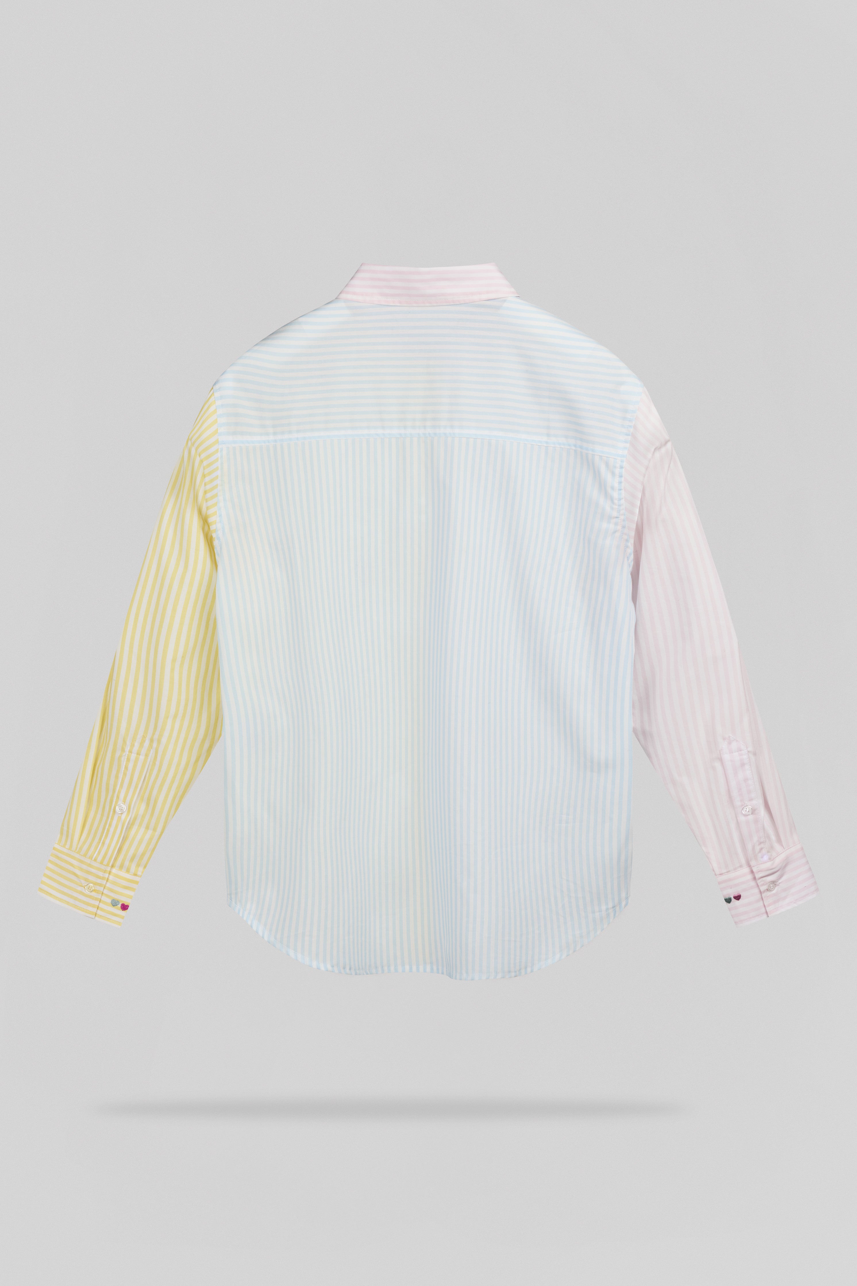 Teddy Smith C-Louisia ML chemise rose quartz rayures coton