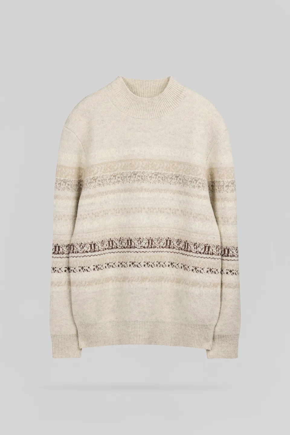 Teddy Smith P-Alex pull col montant ivoire homme