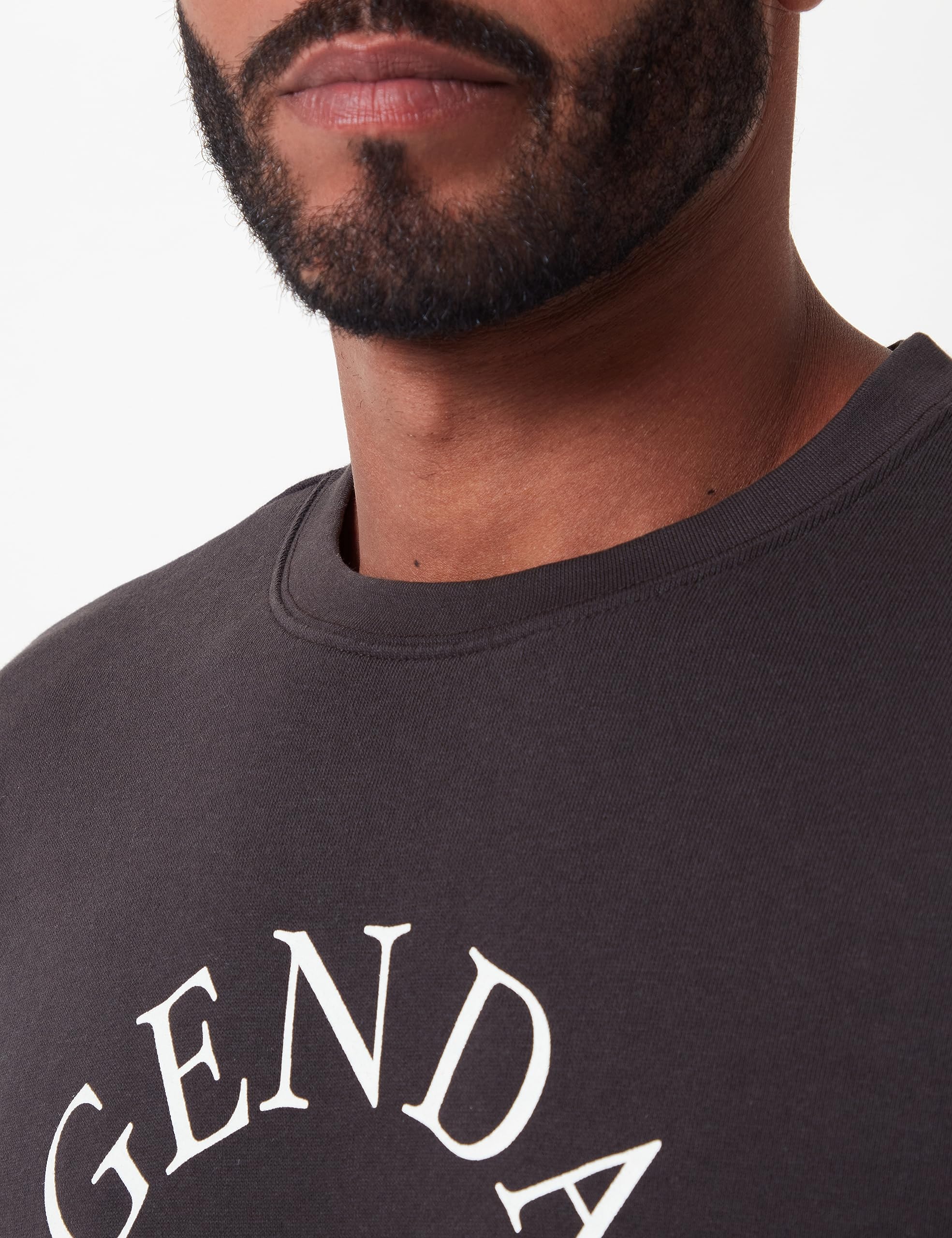 Lee Legendary sweat noir délavé molleton coton