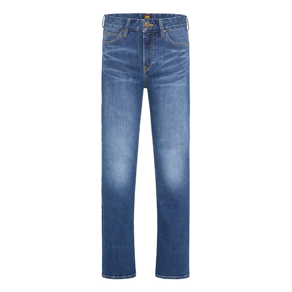 Lee Hoxie jean femme boyfriend noir taille haute