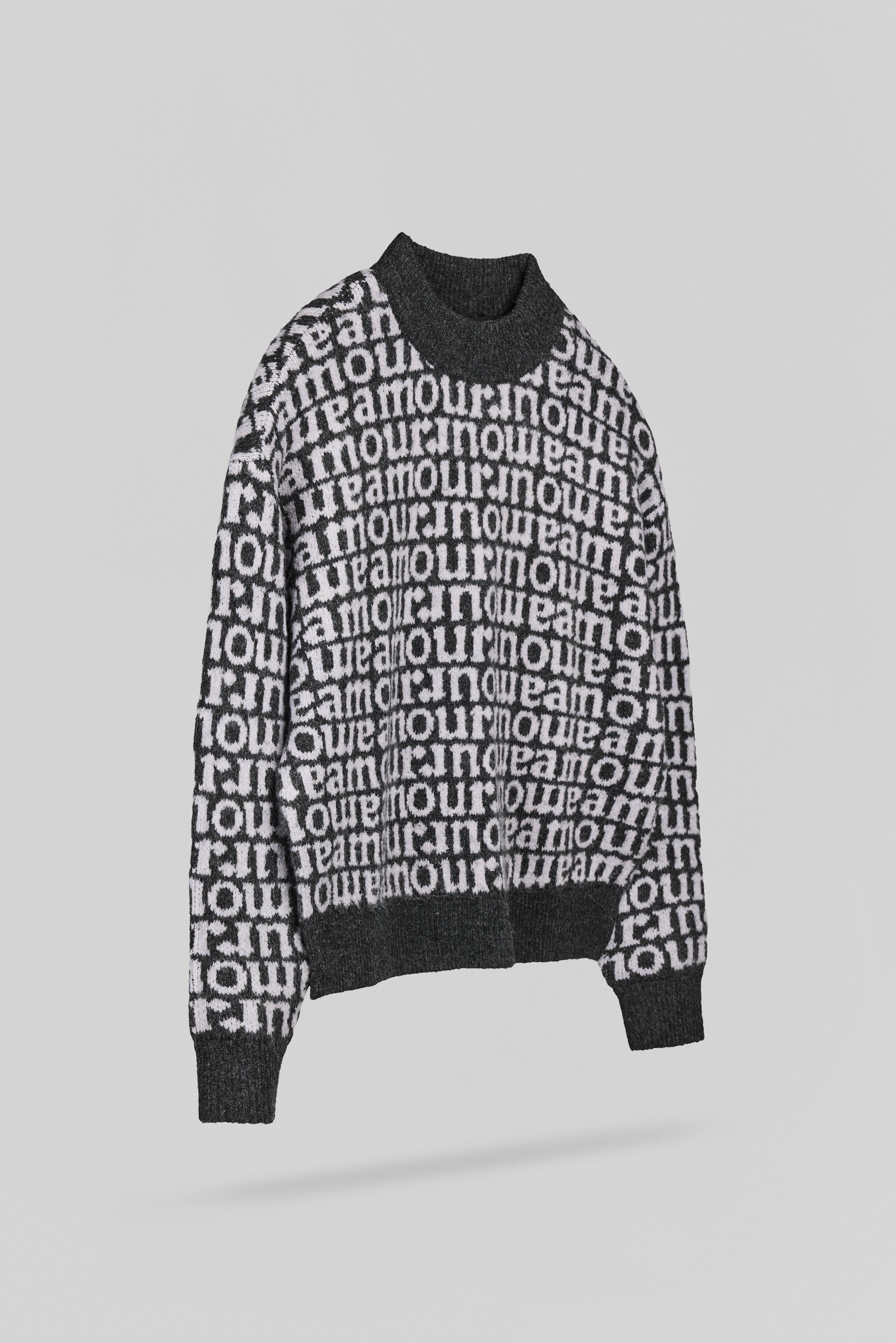Teddy Smith P-Jade JR pull jacquard noir fille