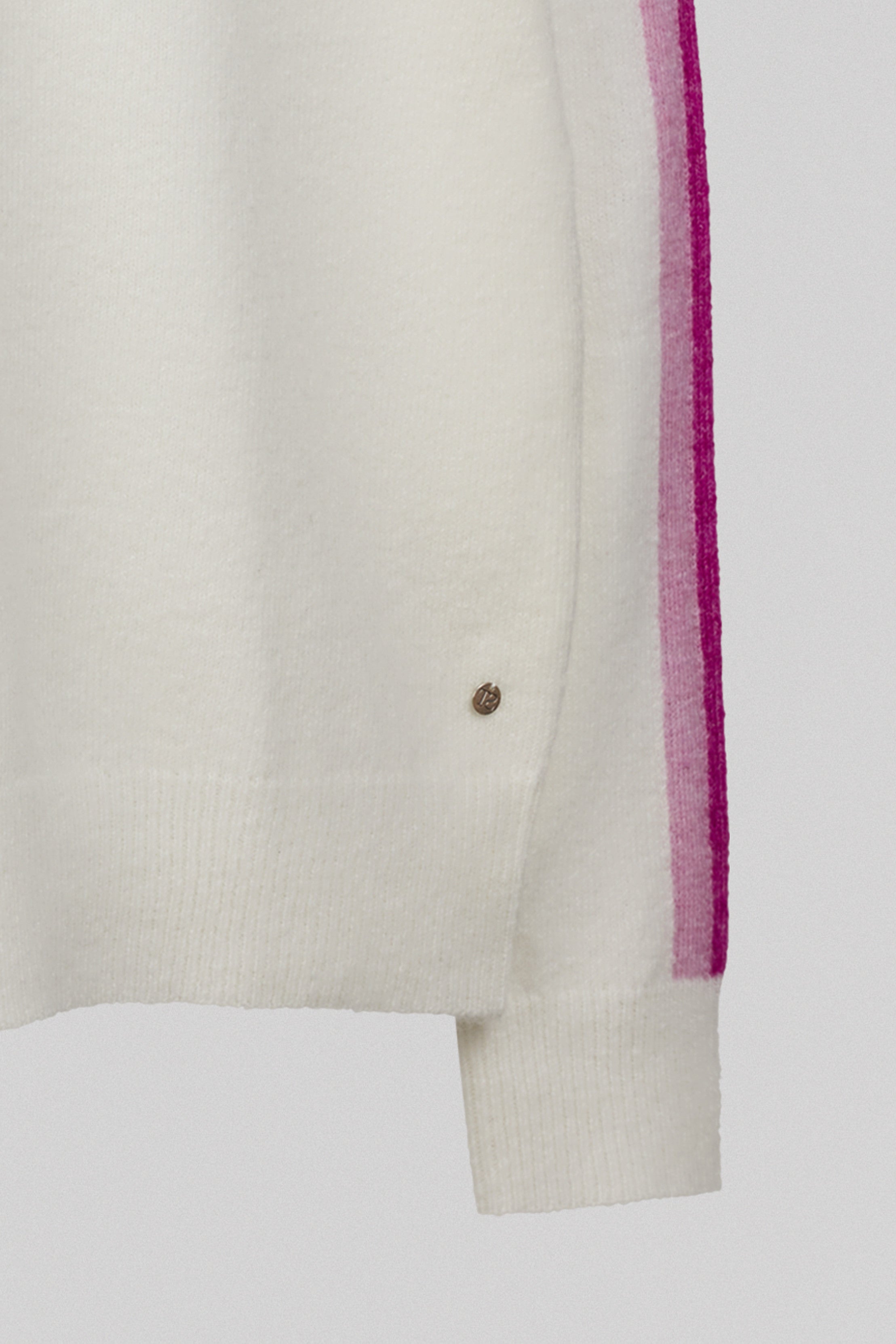 Teddy Smith P-Nana Middle White pull blanc cassé laine