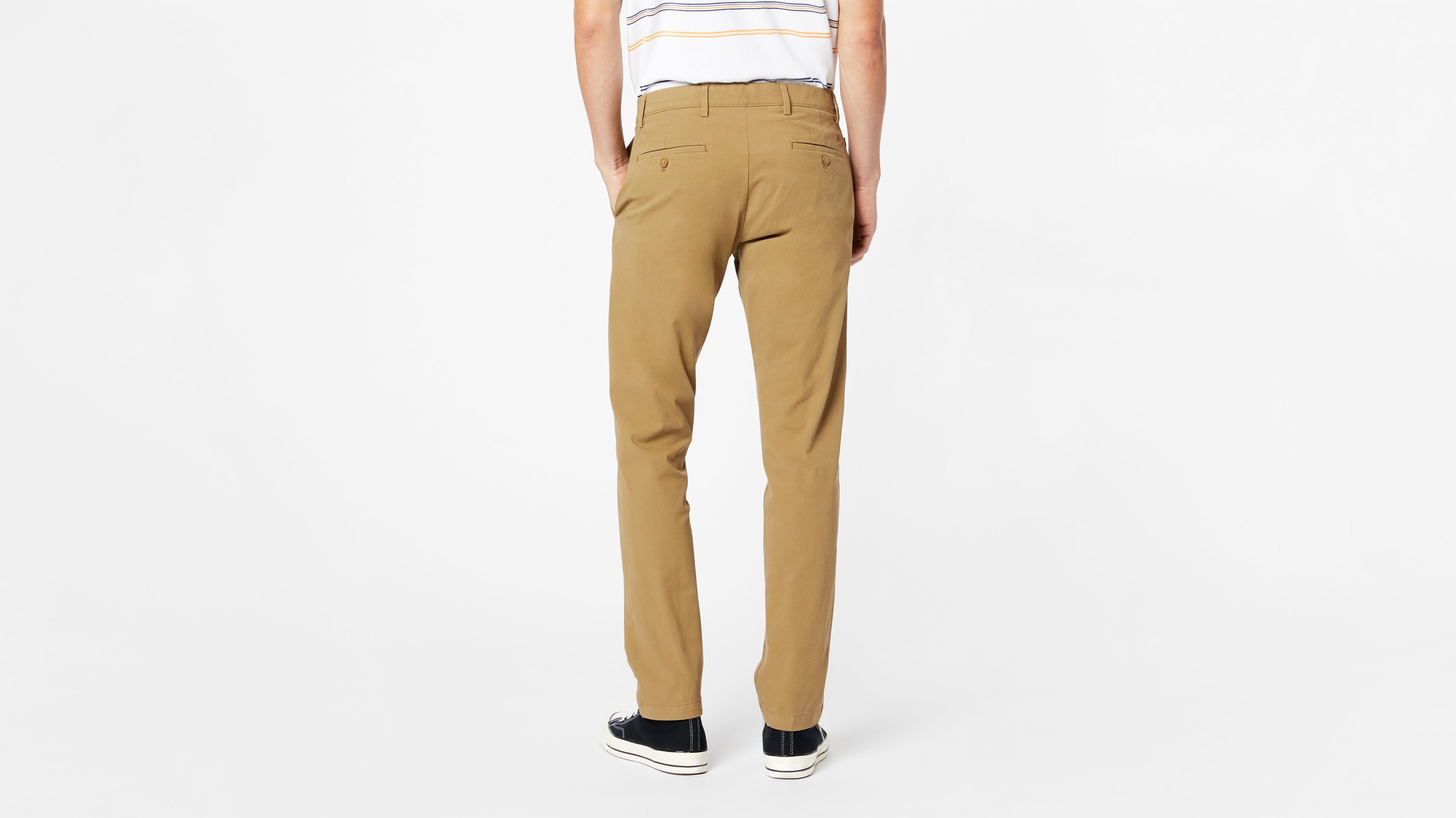 Dockers Crafted Khaki chino slim marron Ermine