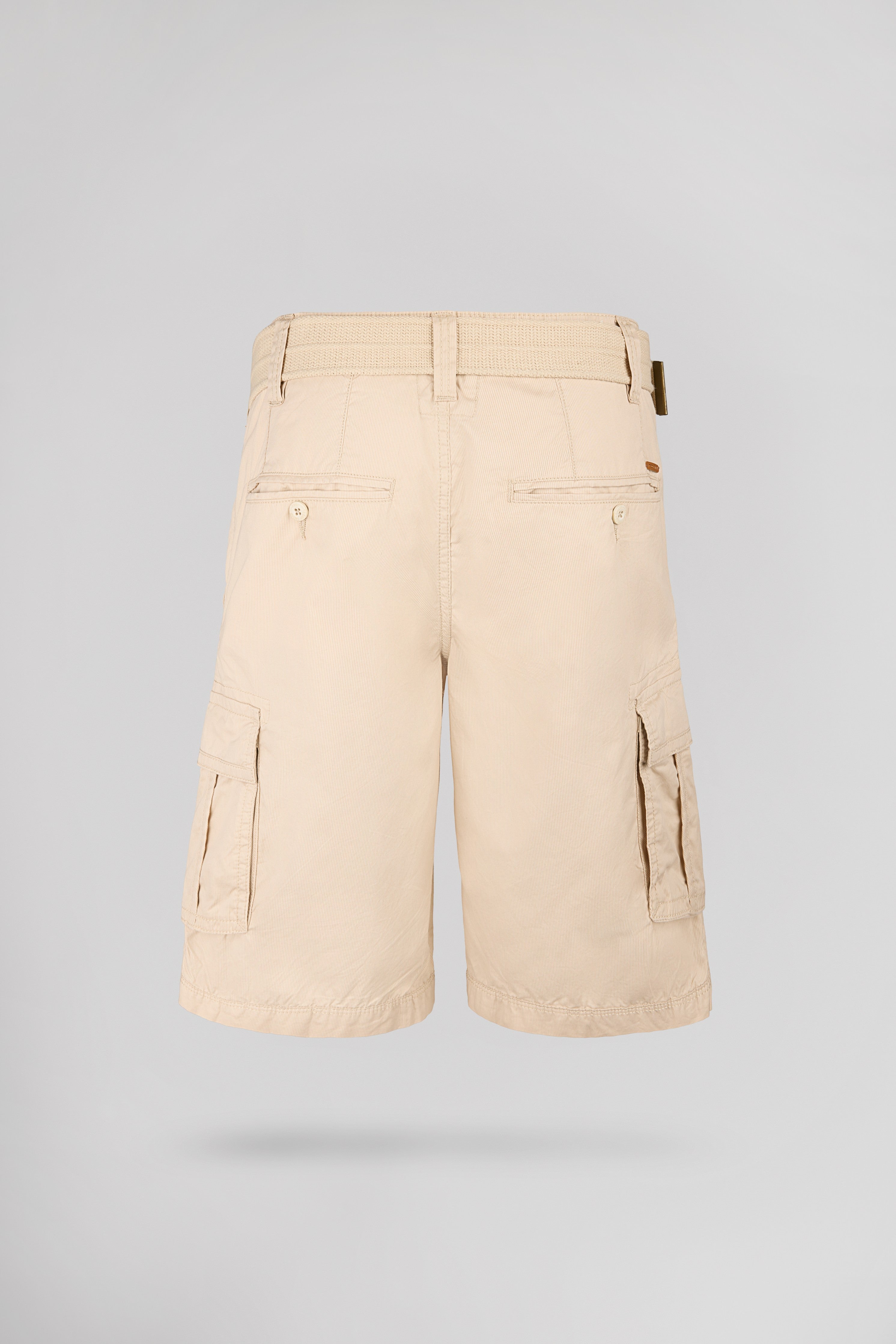 Teddy Smith Sytro 3 Short Bermuda Homme Écru Poches