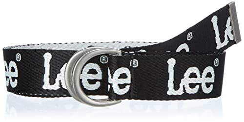 Lee Logo Belt ceinture homme noire boucle logo