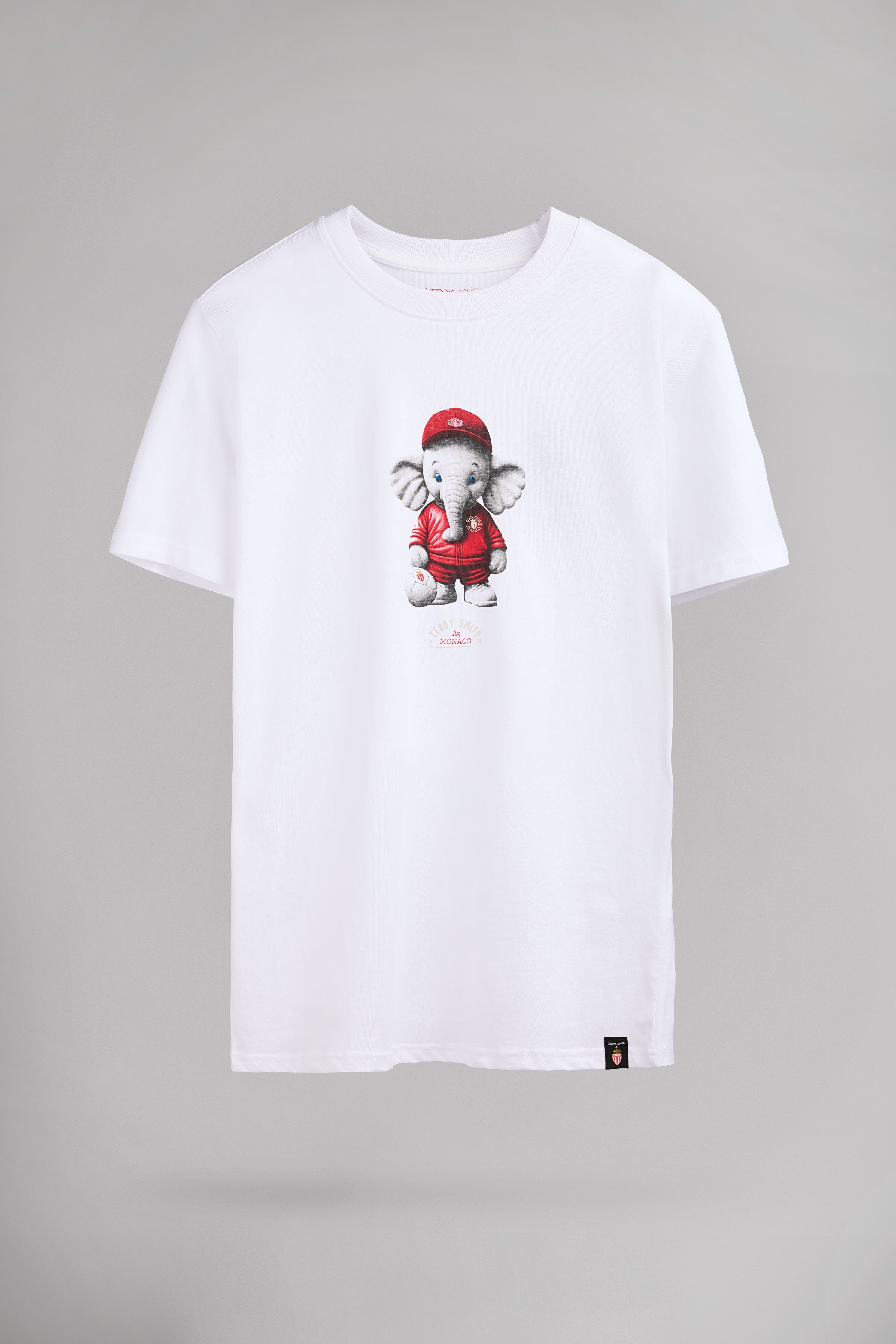 Teddy Smith T-Mascotte MC t-shirt blanc Monaco