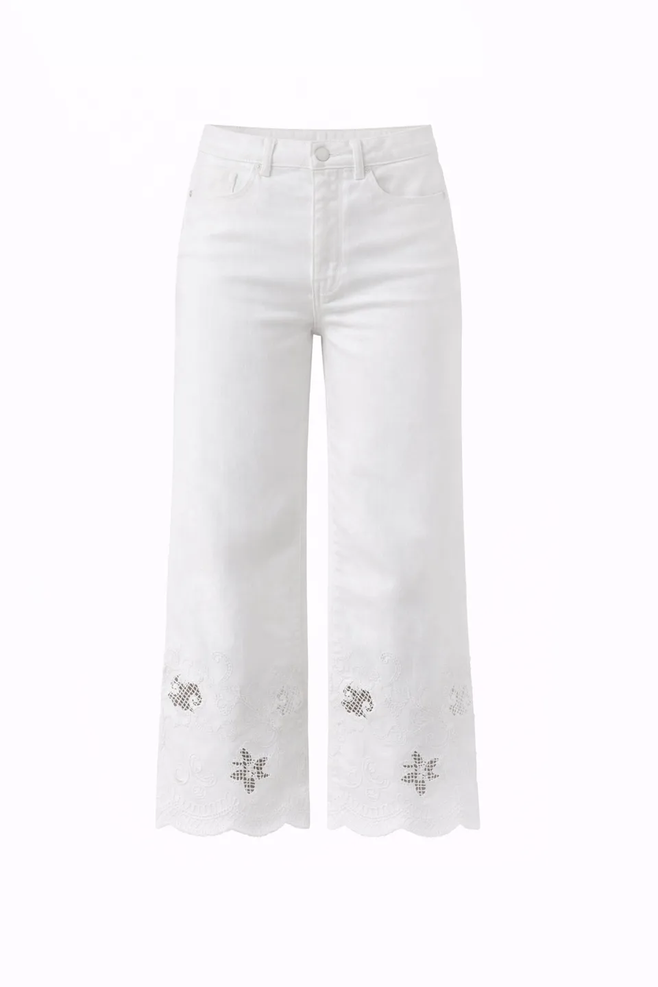 Maison Onado Calvi jean wide écru taille haute
