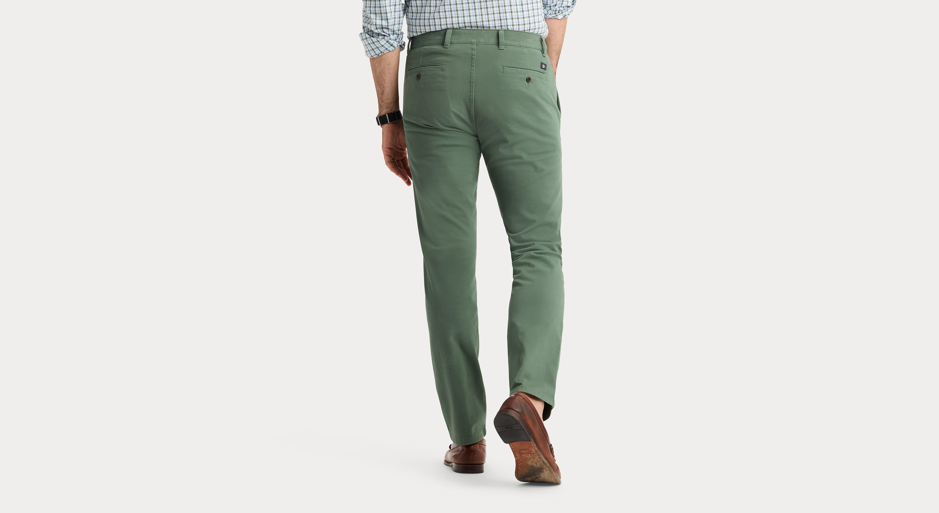 Dockers Ultimate Slim Fit chino vert Duck stretch