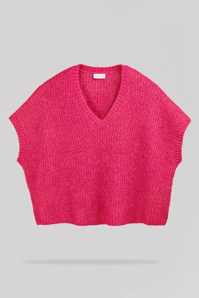 Teddy Smith P-Malia Rose Fluo pull sans manches femme