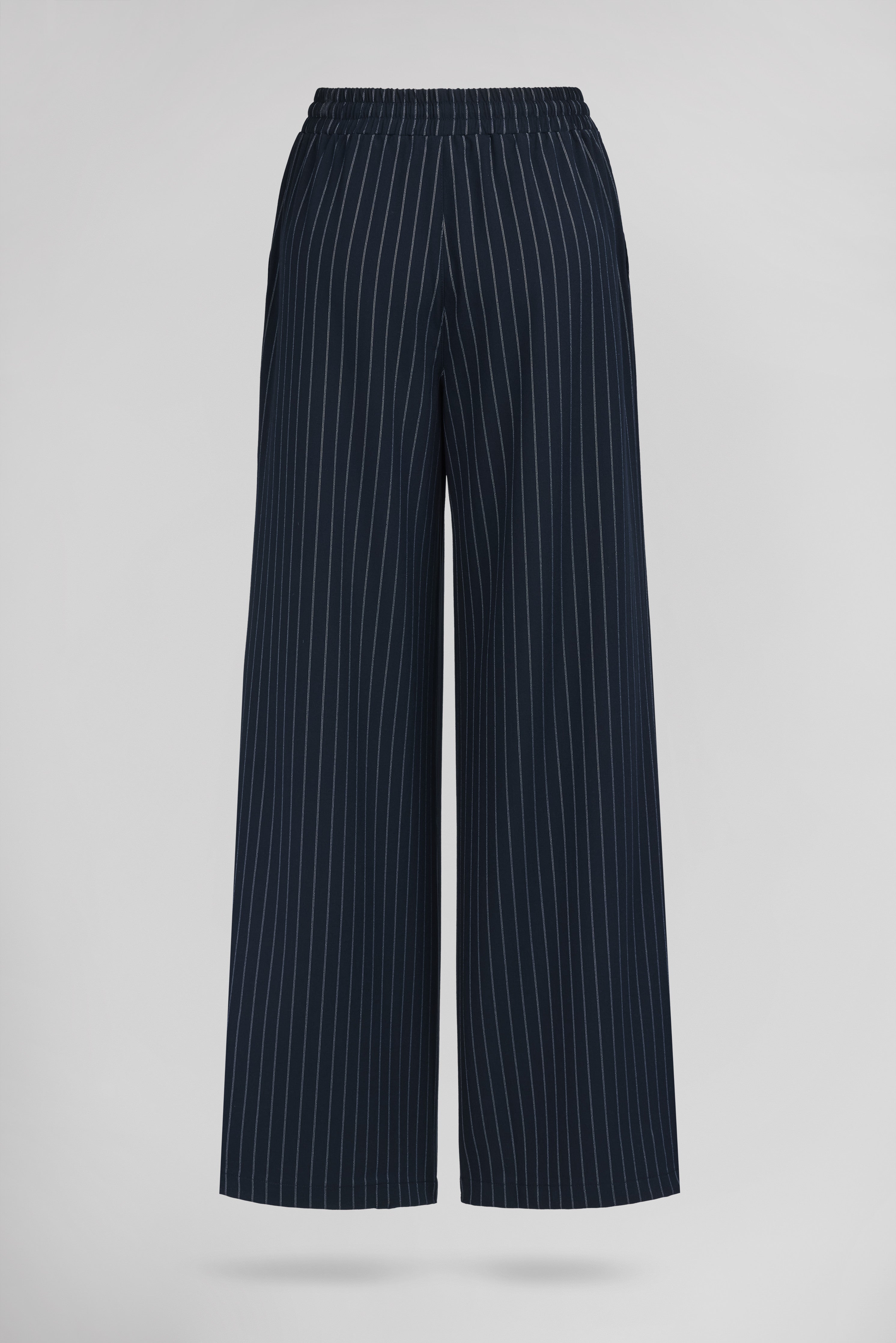Teddy Smith P-Teny pantalon femme Total Navy rayé fluide